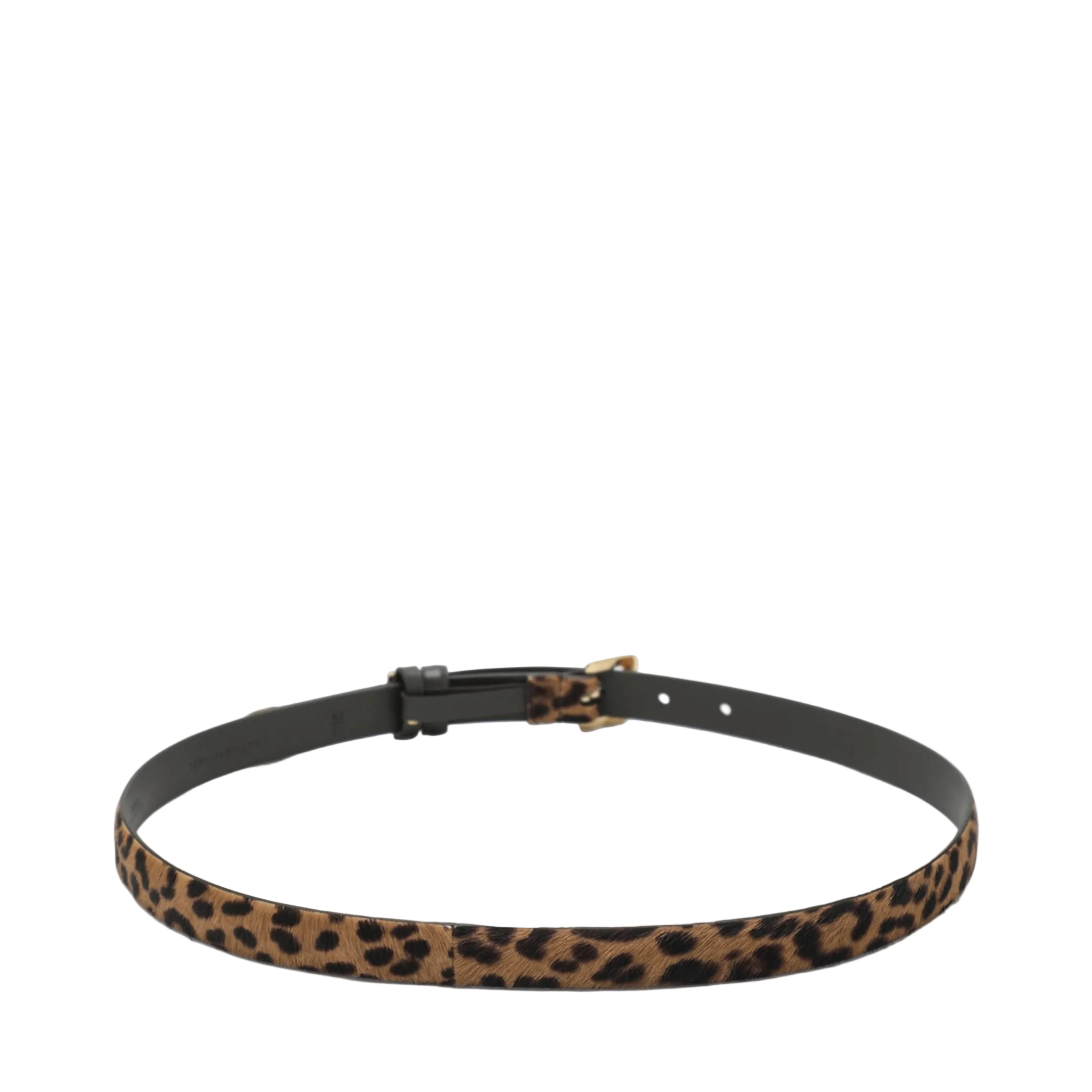 Forever belt in brown pony-effect calfskin leather