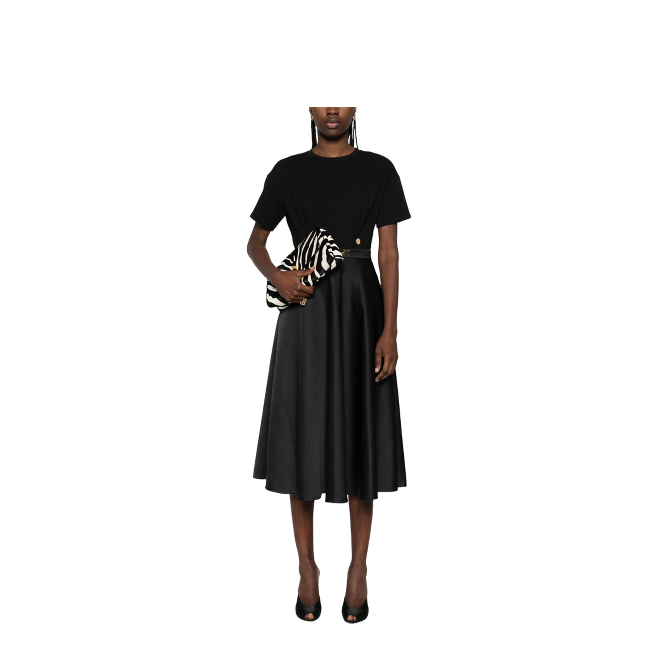 MAYFEYR - Elisabetta Franchi - T-Shirts And Polos Black - MA00461E2110