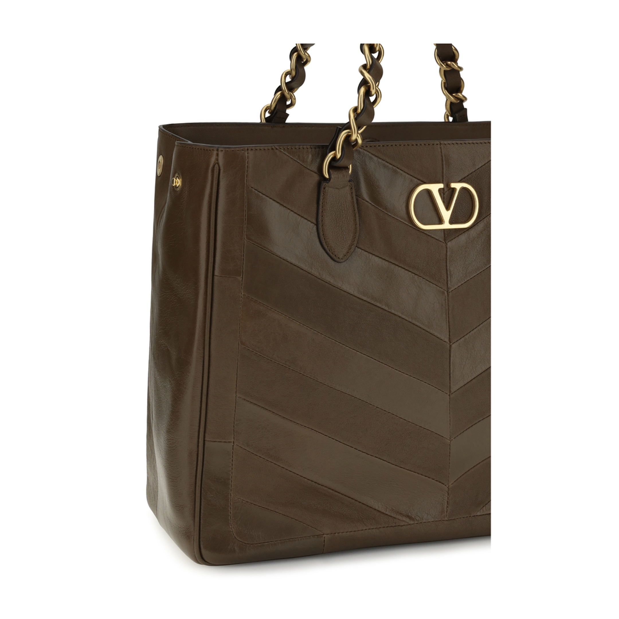 MAYFEYR - Valentino - Laseine Chevron Nappa Shopping Bag - 9W2B0T12PSN