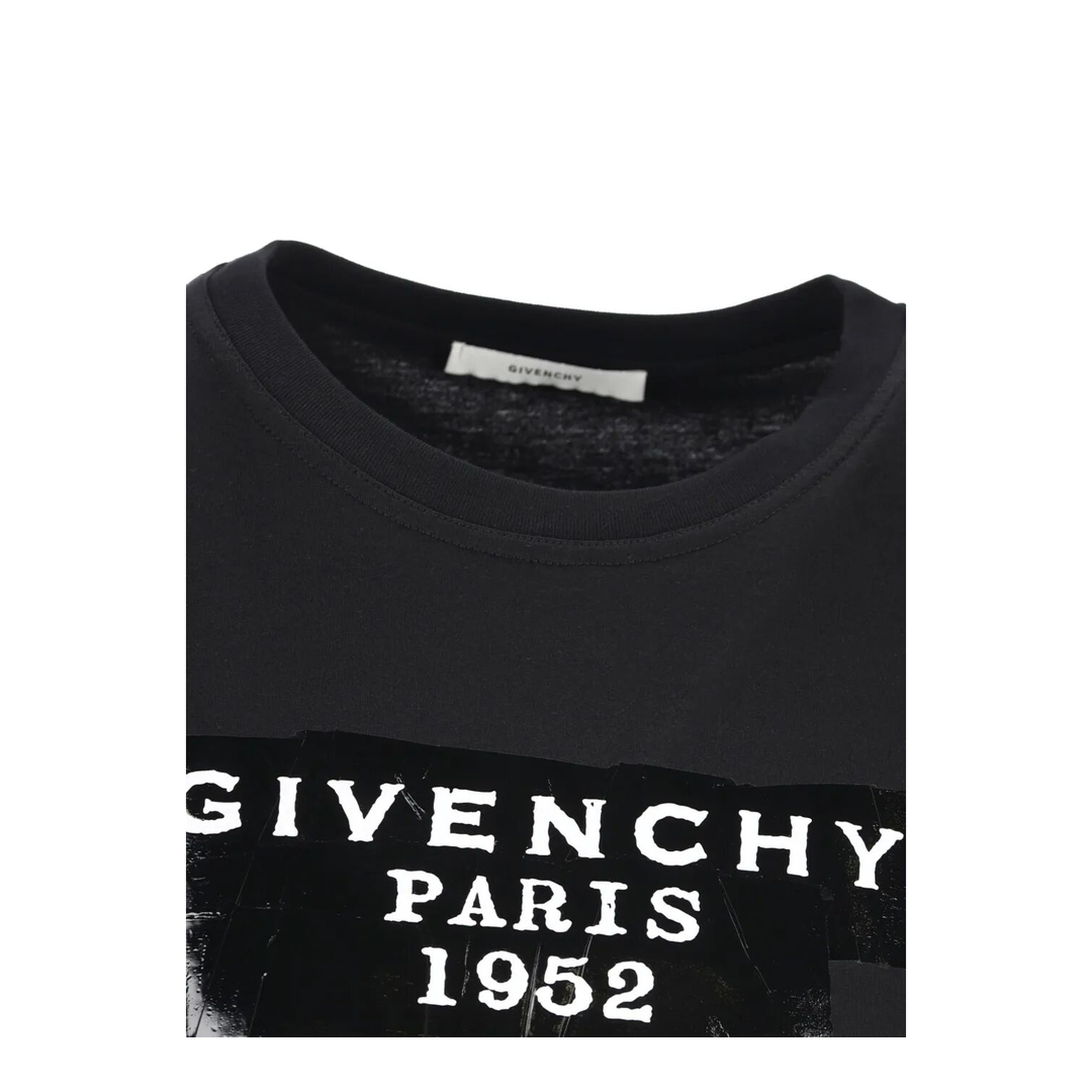 MAYFEYR - Givenchy - Cotton T-Shirt With Tape Print - BW70FJP78U