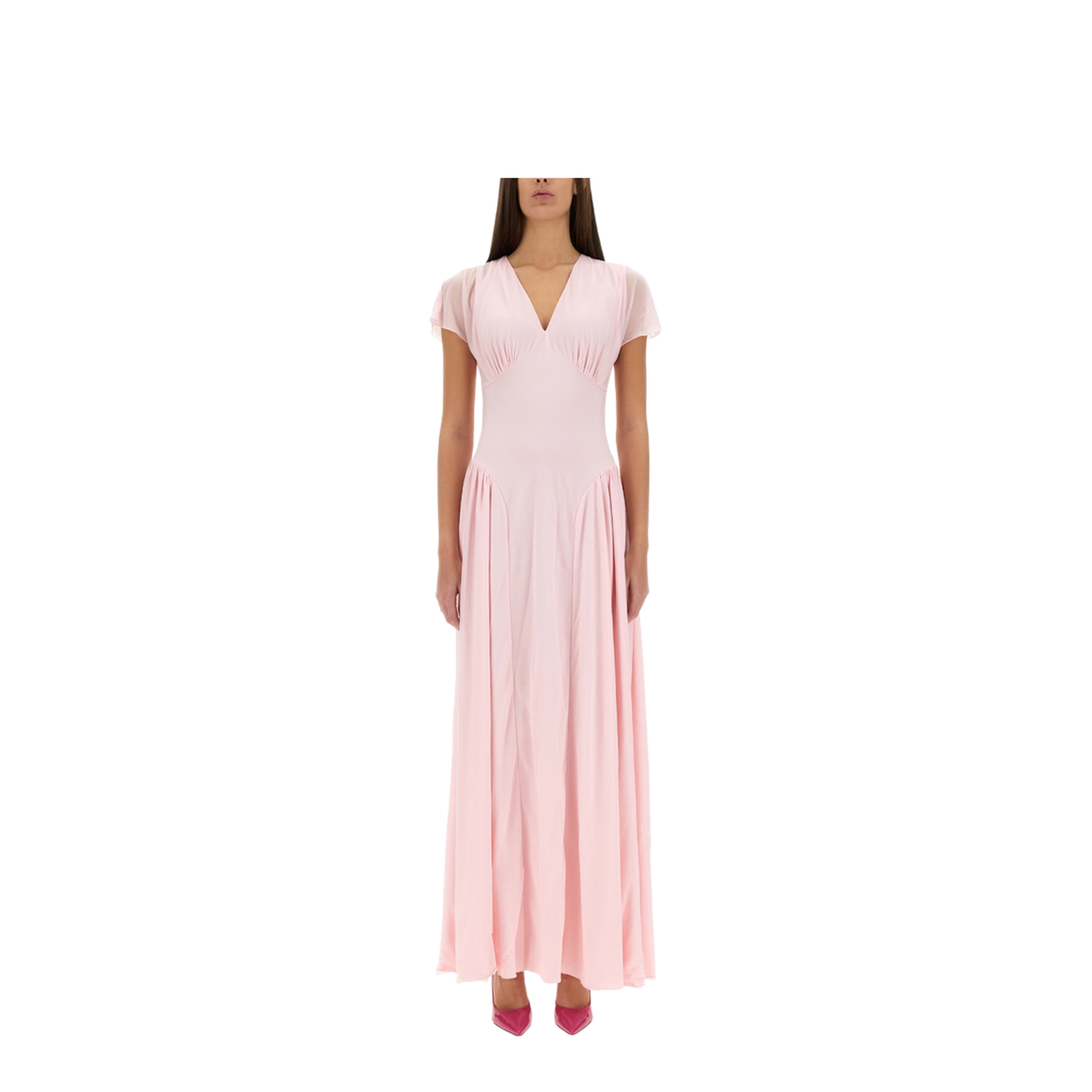 Long Dress with Drape