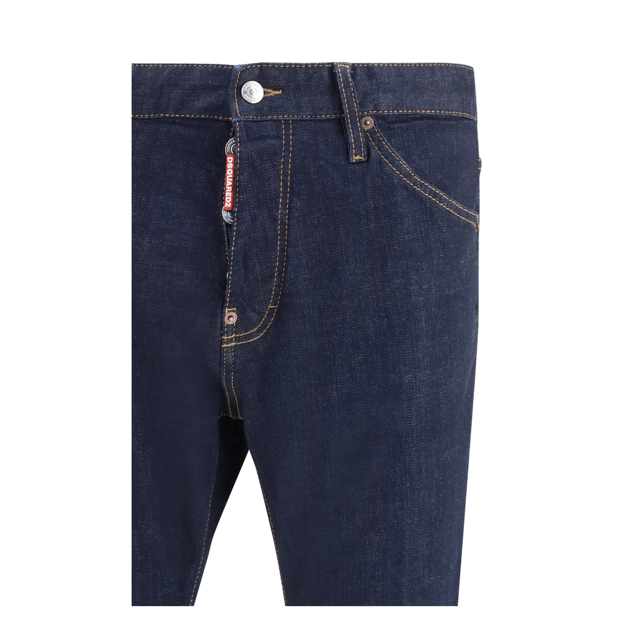 MAYFEYR - Dsquared2 - Long Stretch Cotton Jeans - S74LB1893S30664