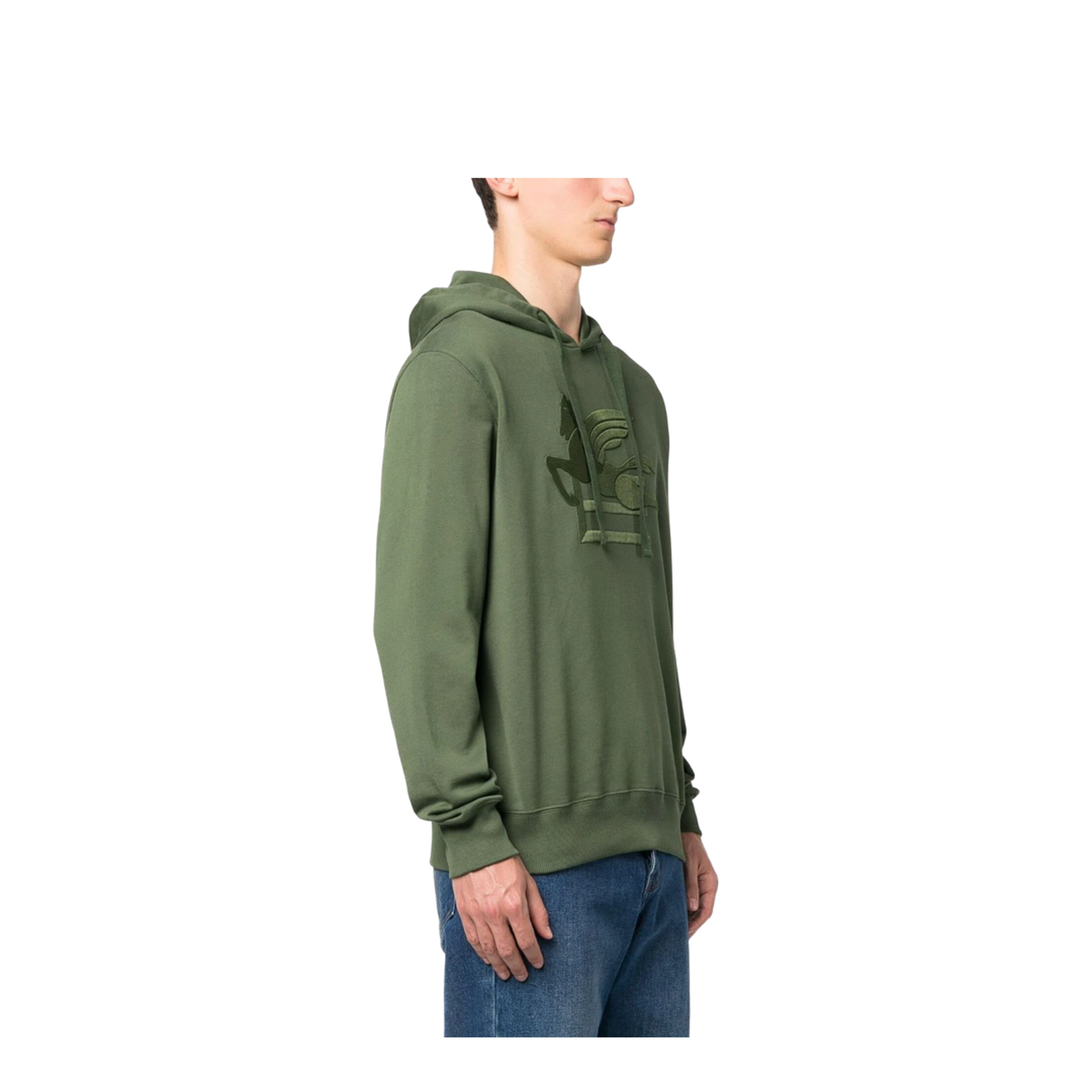Green Cotton Sweatshirt