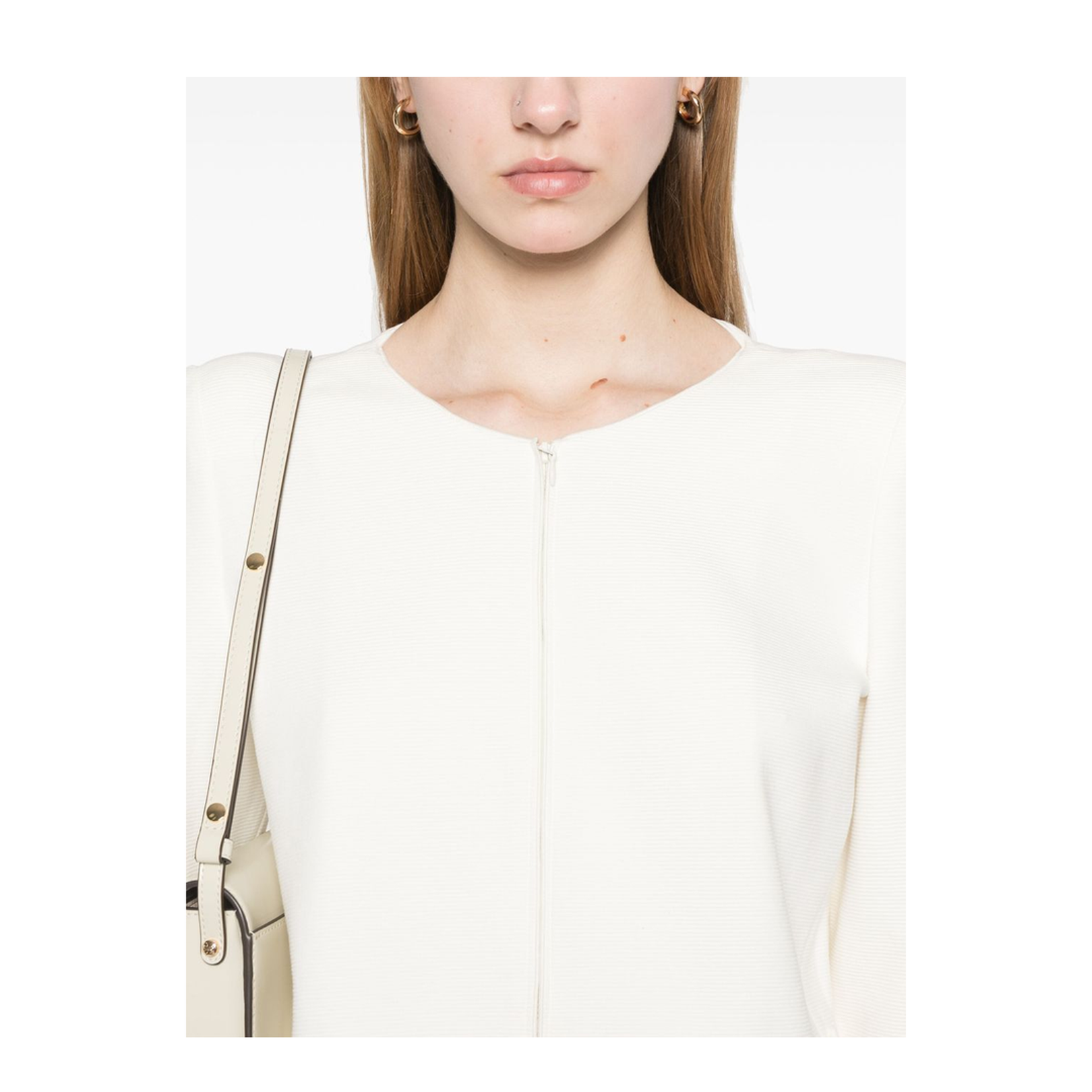 Ottoman Jersey Zip-Up Jacket