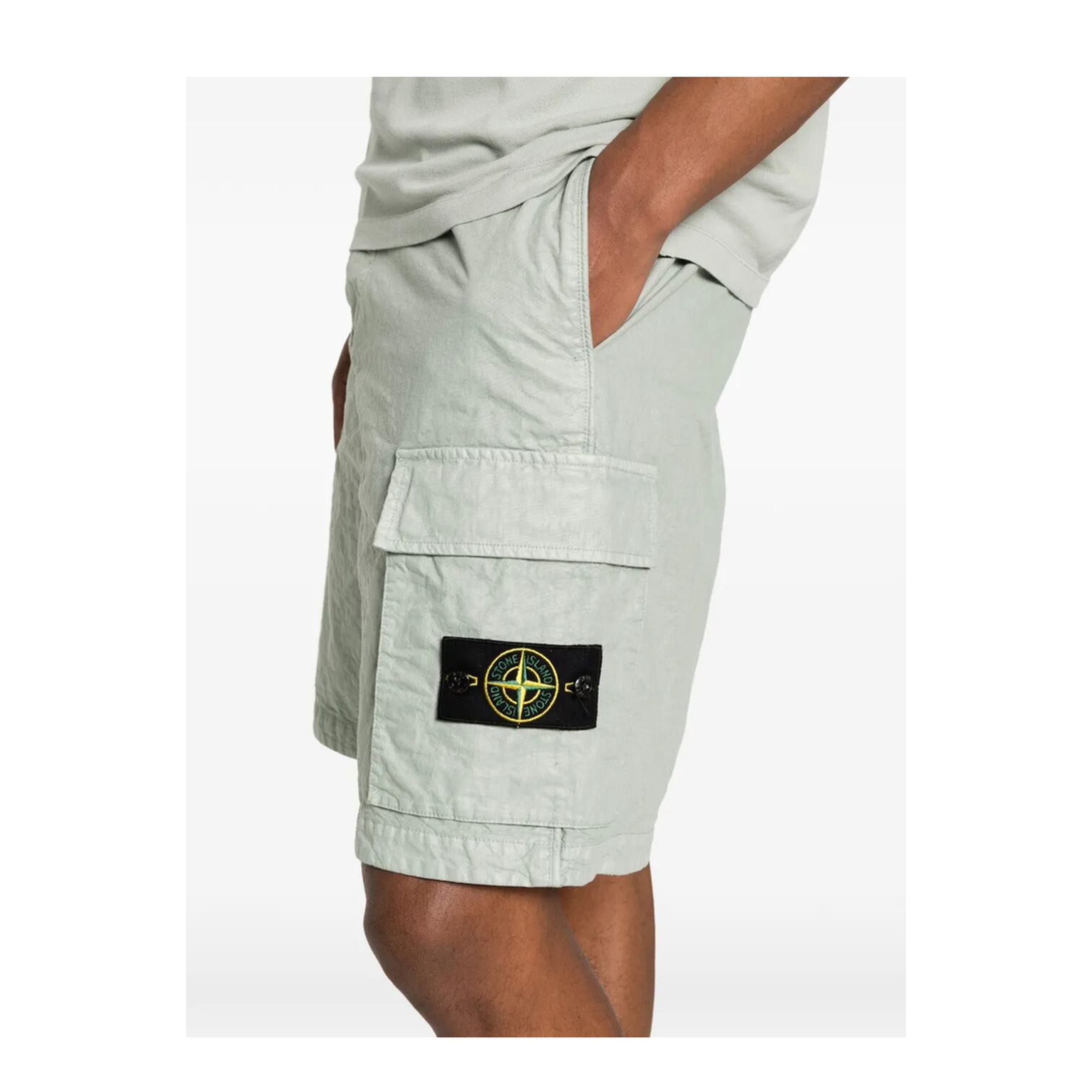 MAYFEYR - Stone Island - Nylon Panama Loose Fit Cargo Bermudas - L1S15L100001S0069