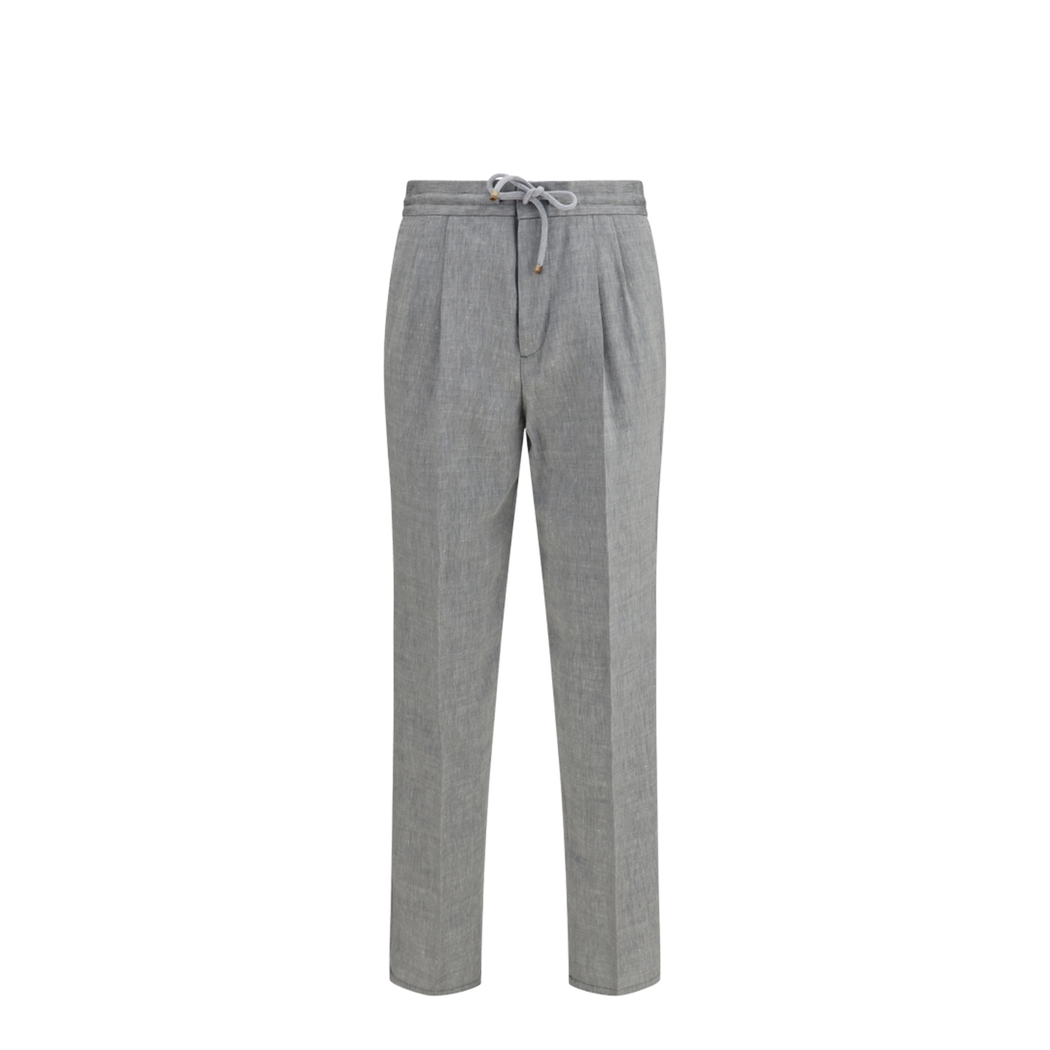 MAYFEYR - Brunello Cucinelli - Herringbone Linen And Wool Pants - MZ408E1710
