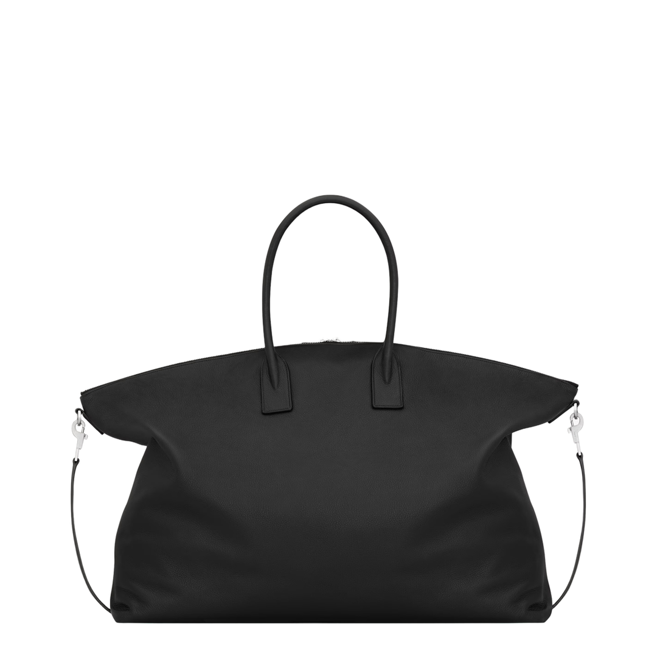Bowling Giant Leather Tote Bags - Black