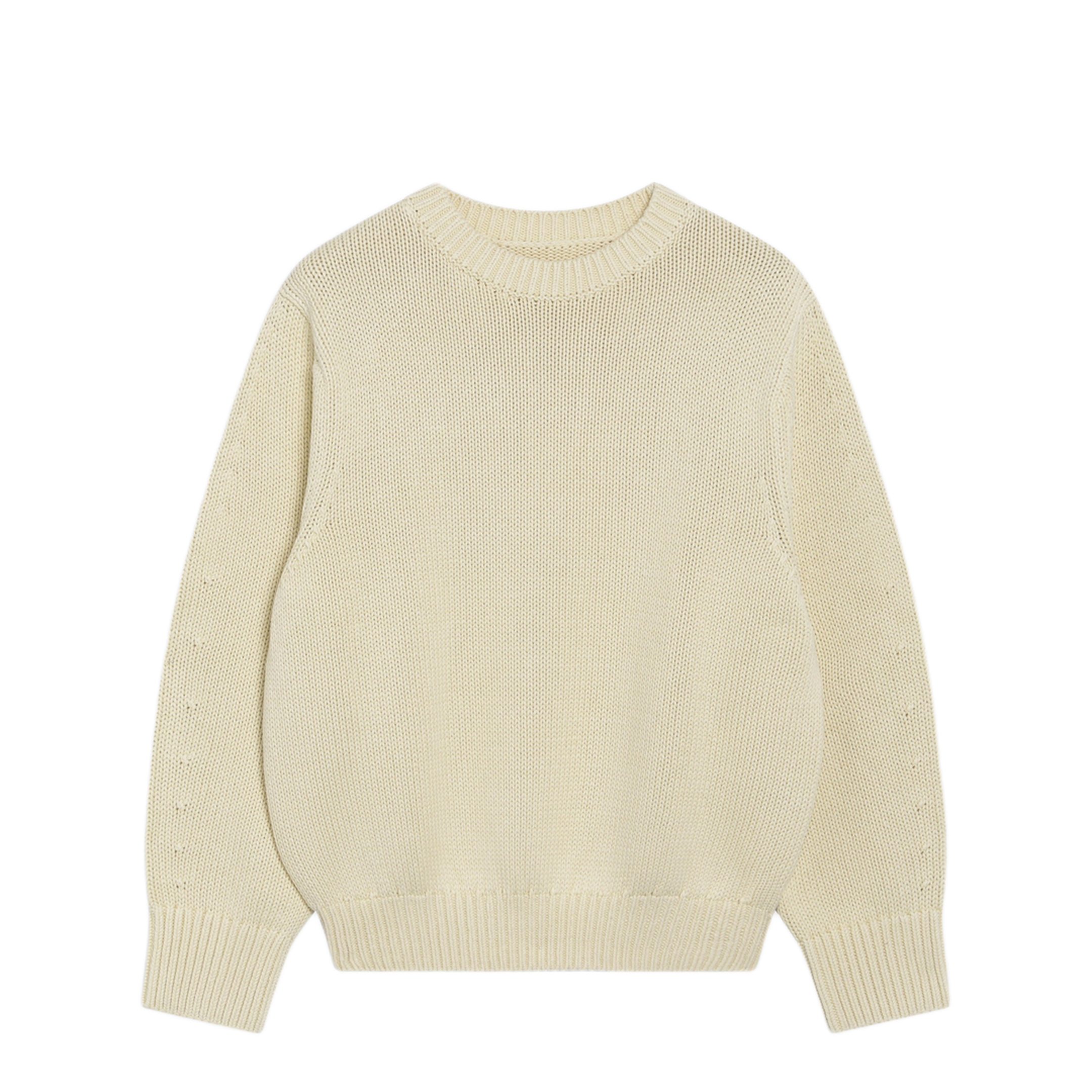 MAYFEYR - Toteme - Oversized Crewneck Sweater In Cream Cotton - 263-WRT0851YA0294380