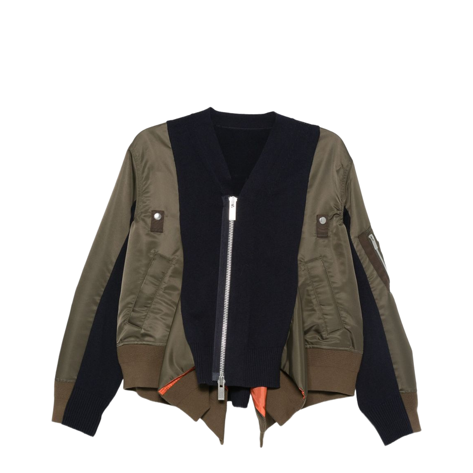 Green Cotton Blend Jacket