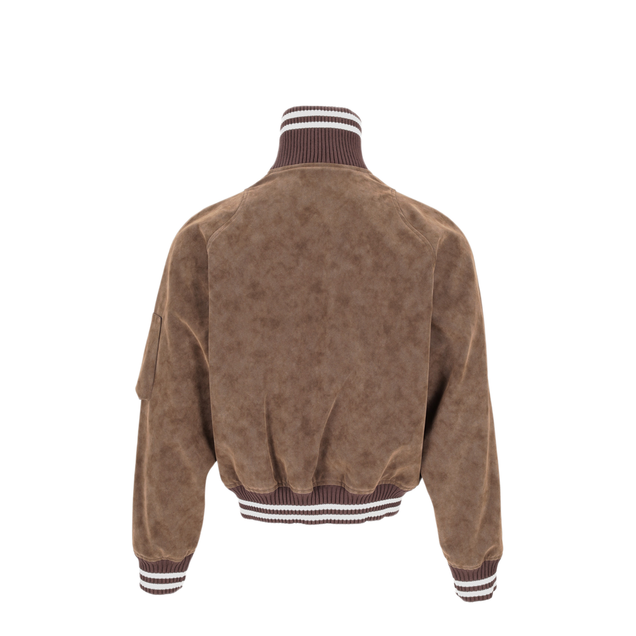 MAYFEYR - Palm Angels - Tree Logo Suede Effect Caban - PMJA048S26LEA0016003