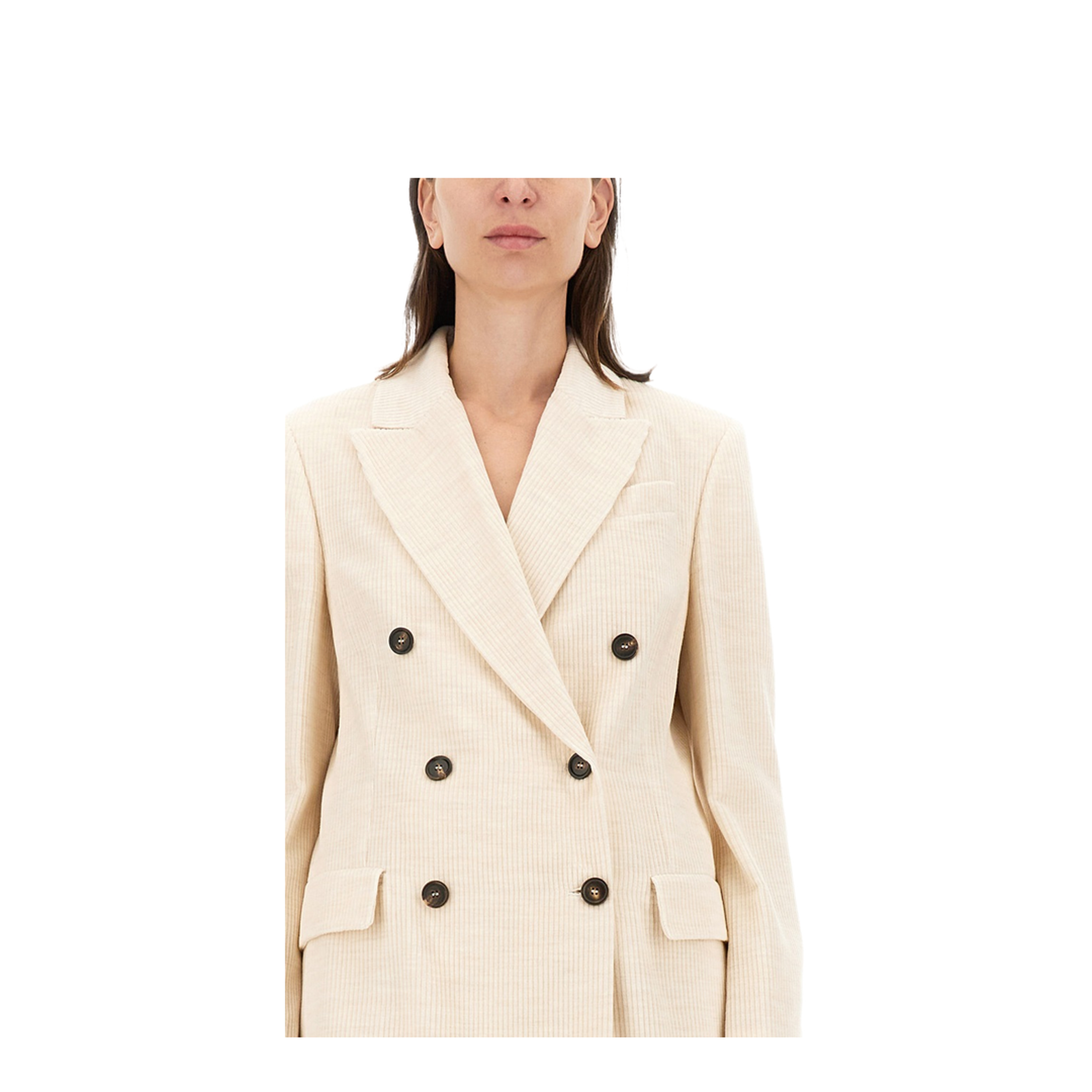 Double Breasted Jacket Beige