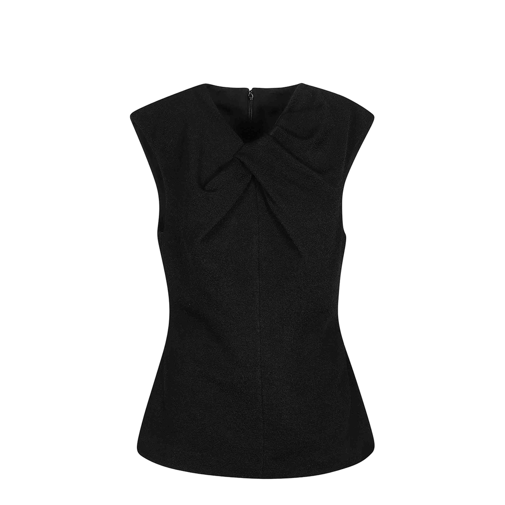 Tank Top W/Knot - Black
