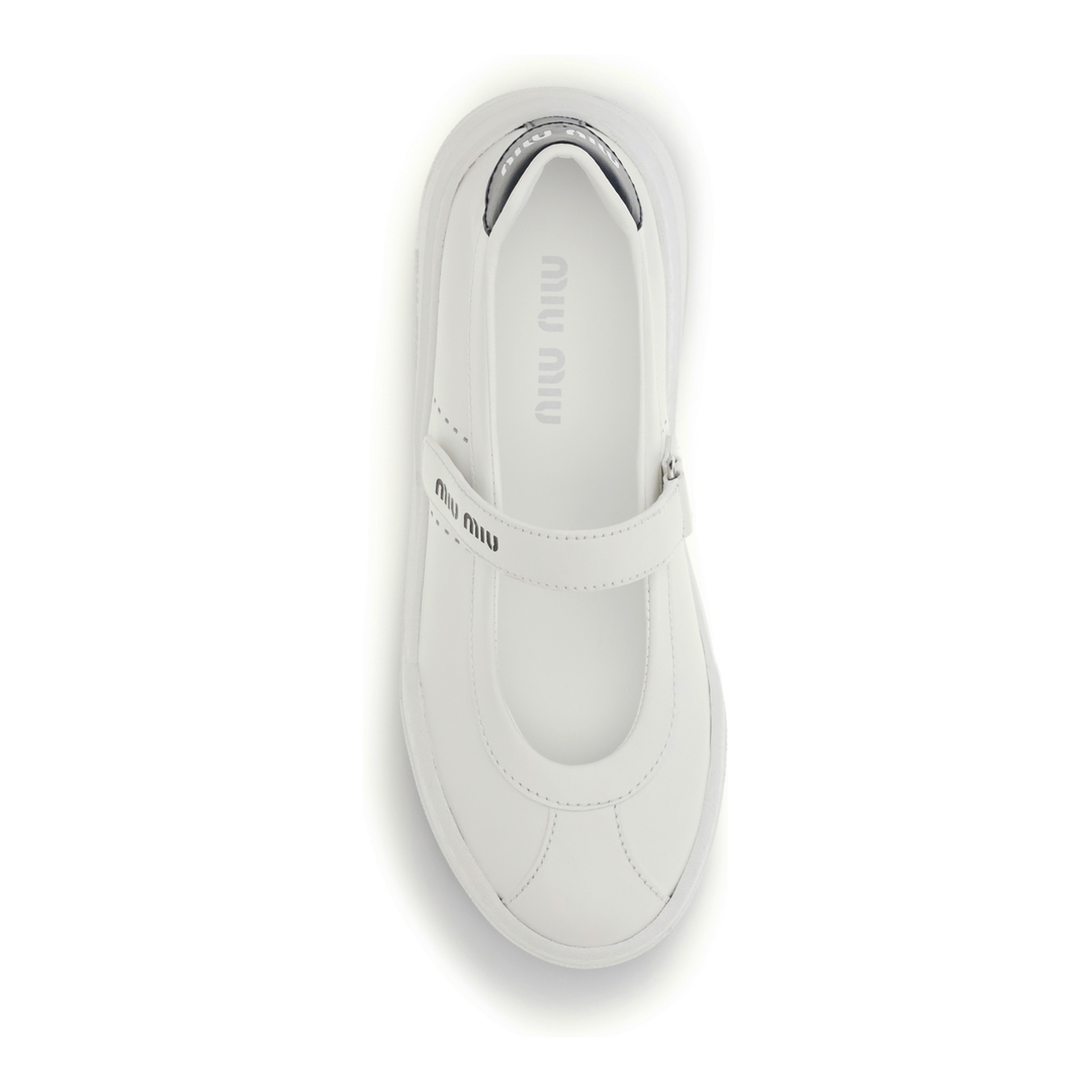 MAYFEYR - Miu Miu - Leather Ballerinas Sneakers - 5F371EF0053L7N