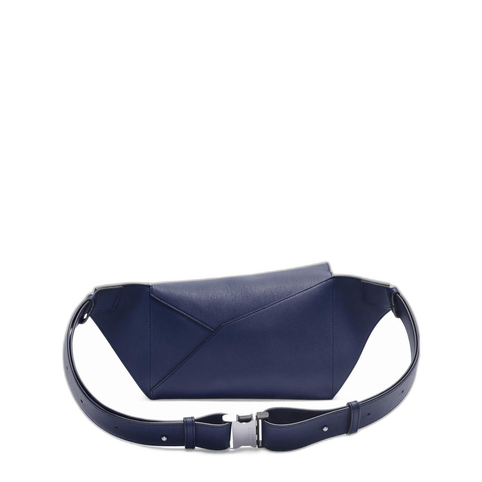 经典小牛皮小号拼图腰包