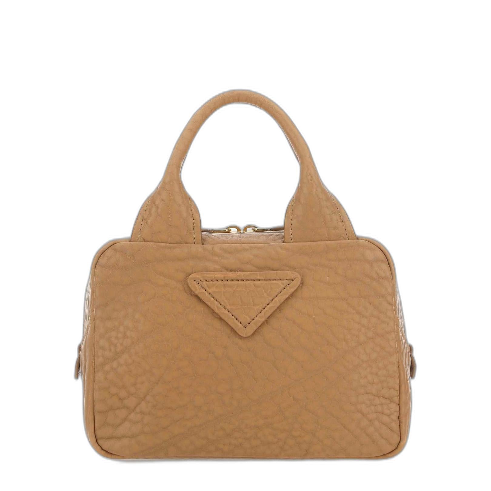 Biscuit Leather Handbag
