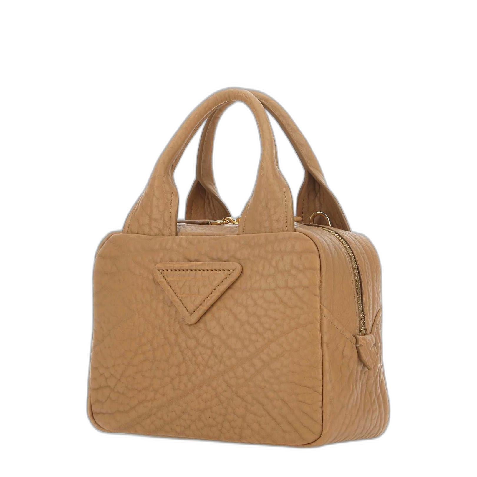 Biscuit Leather Handbag
