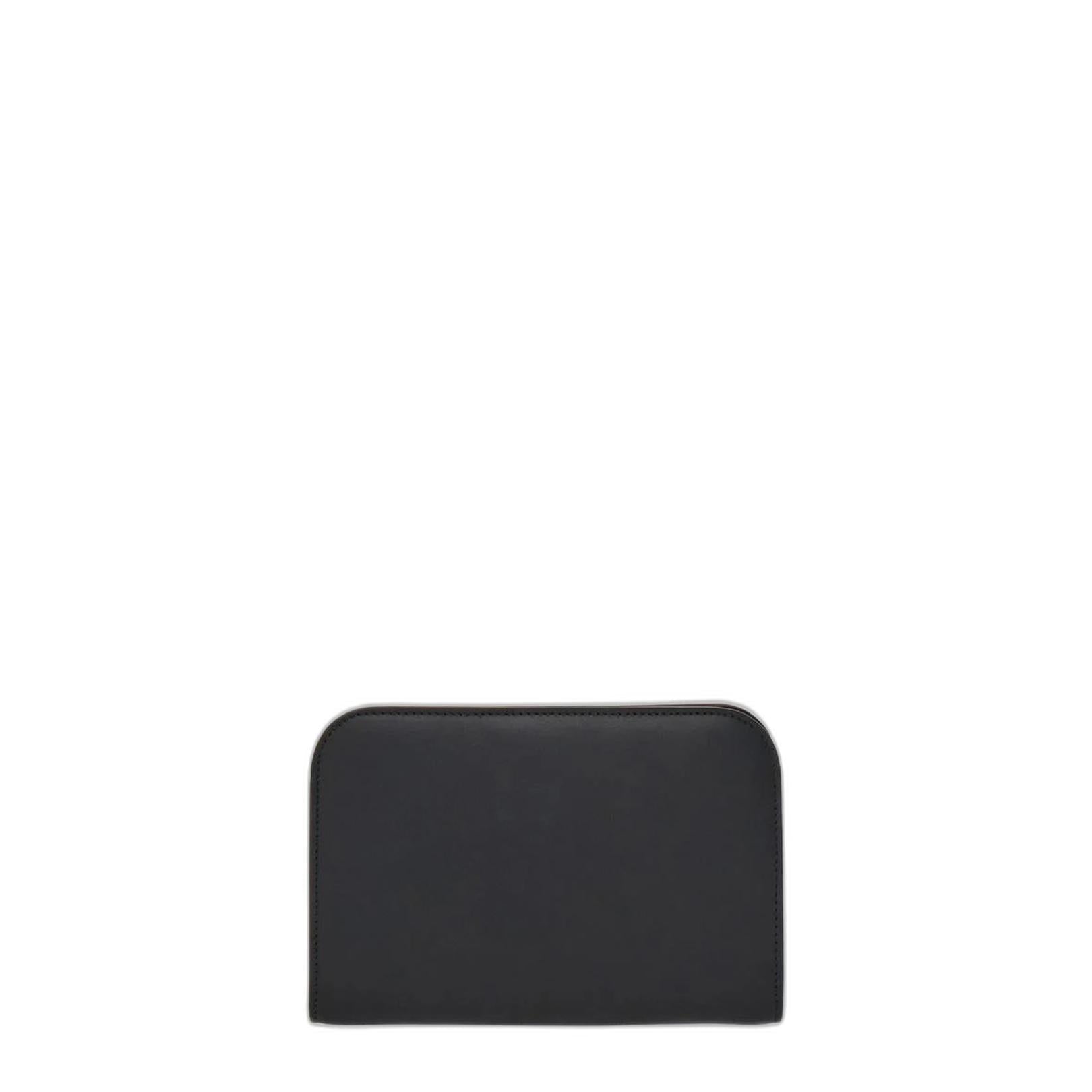 Ferragamo Mini Diana Clutch Bag In Black Calf Leather
