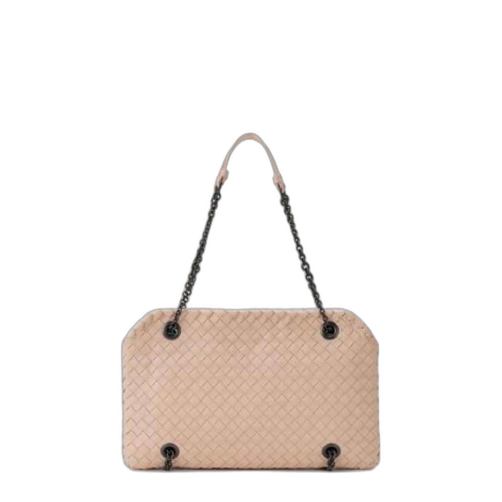 Intrecciato Chain Shoulder Bag