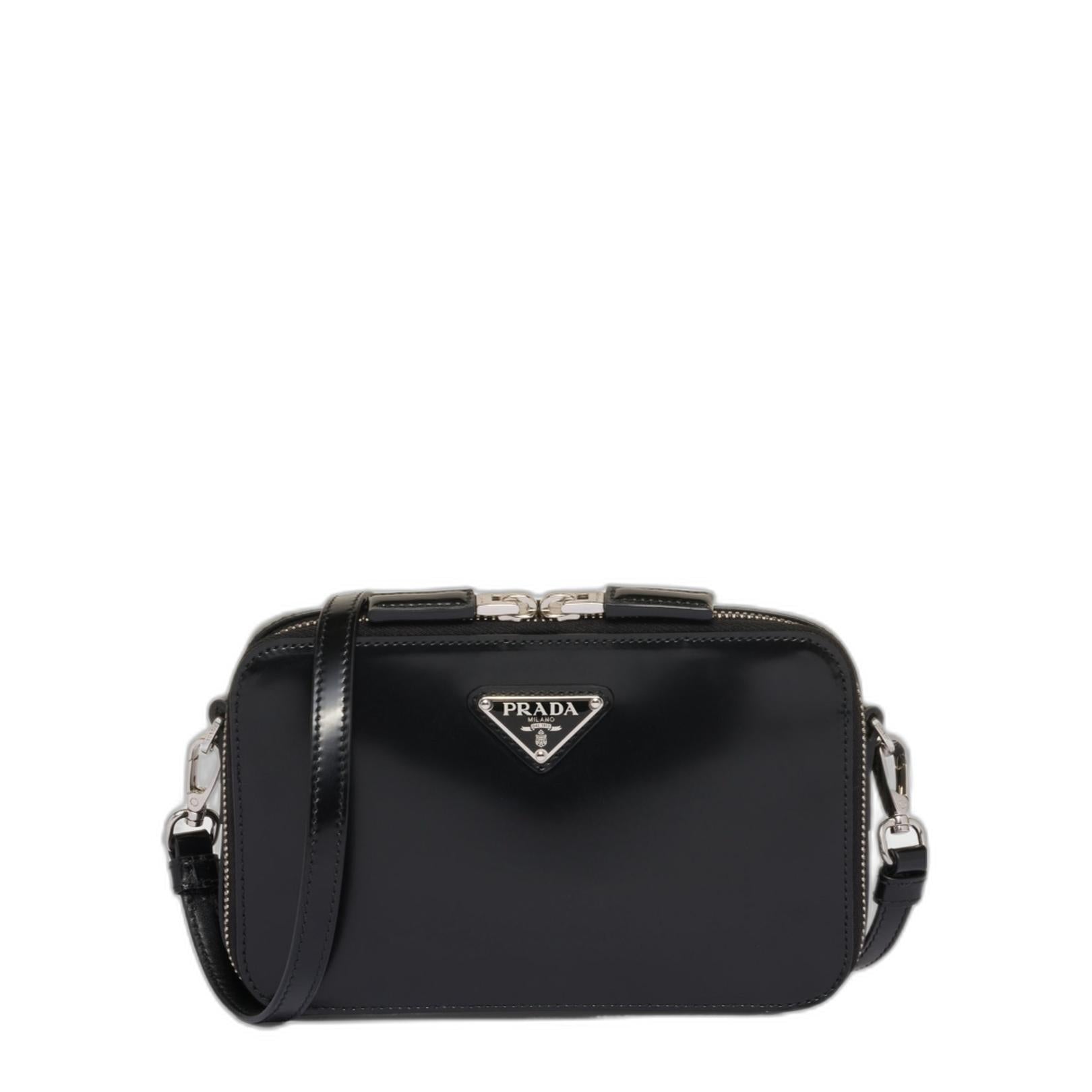 Spazzolato Crossbody in Black