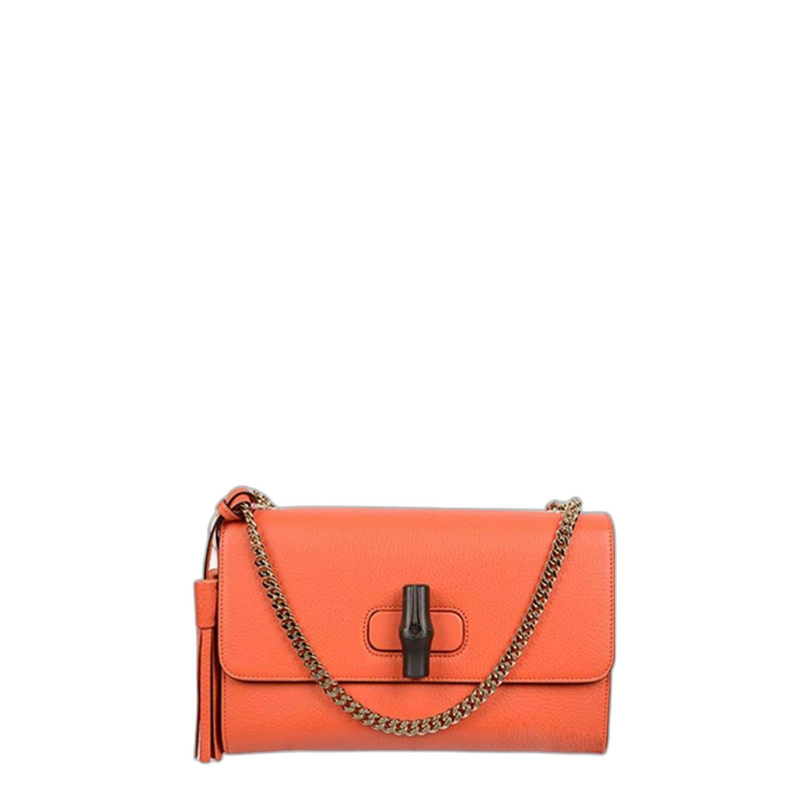 Gucci Bamboo Interlocking G Mini Crossbody Bag
