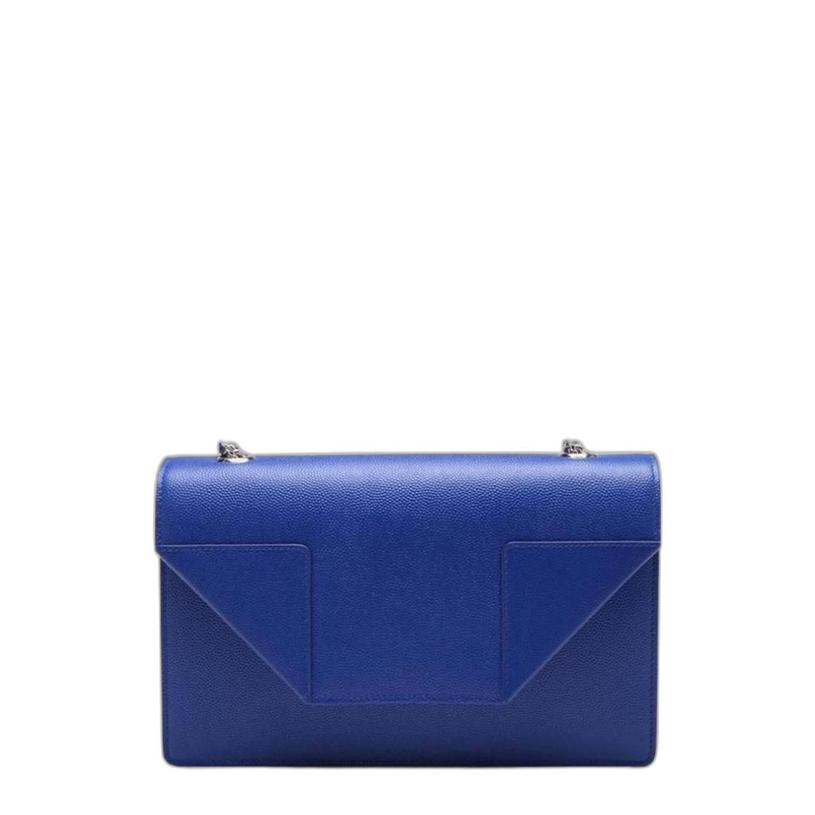 Calfskin Shoulder Bag in Blue
