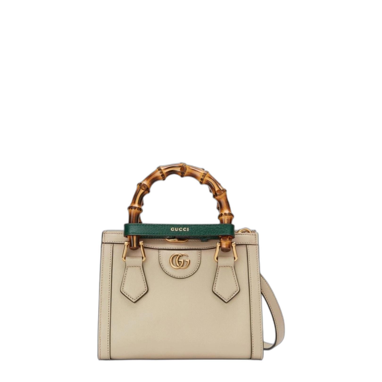 Gucci Diana Python Tote Bag