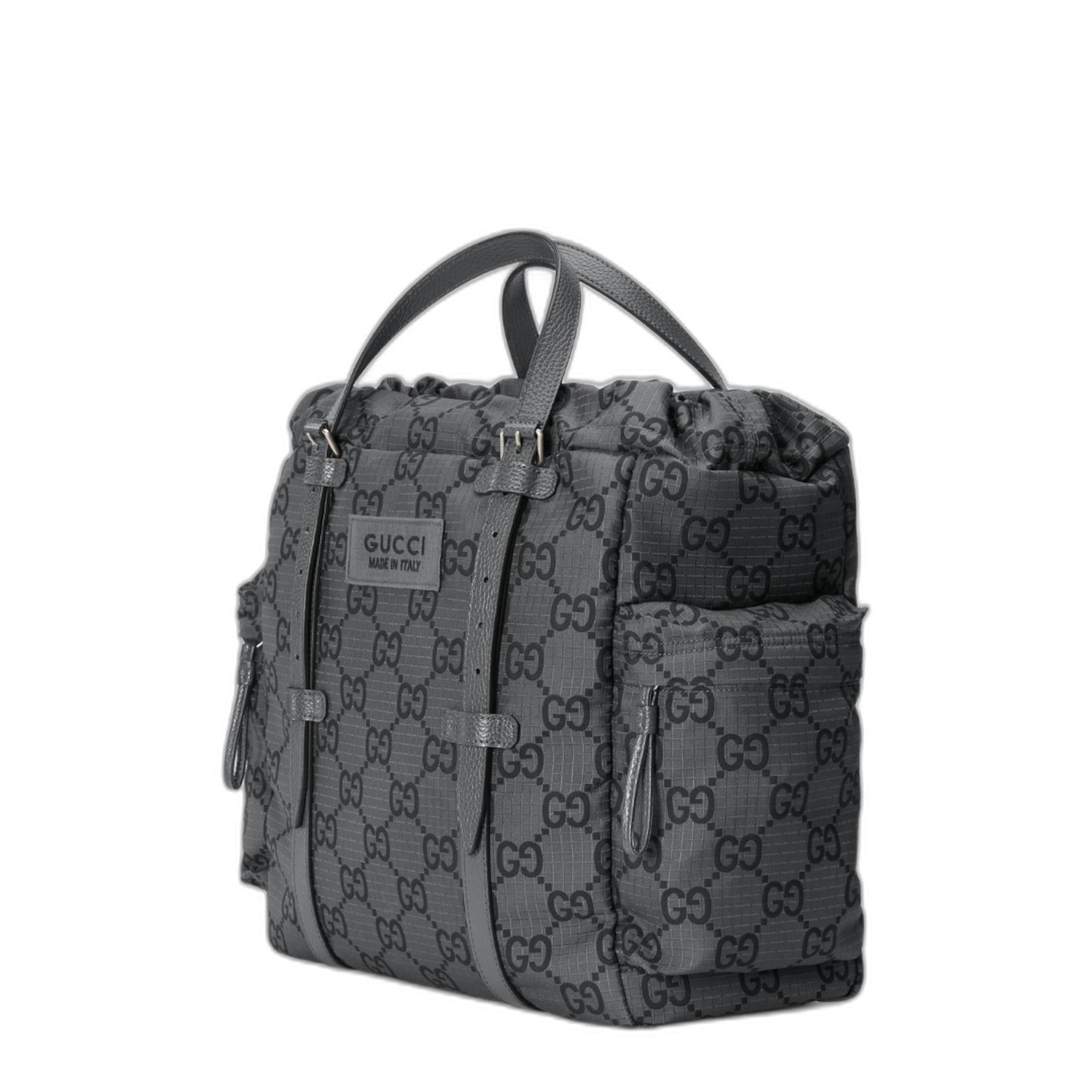 GG Emblem Ripstop Tote Bag