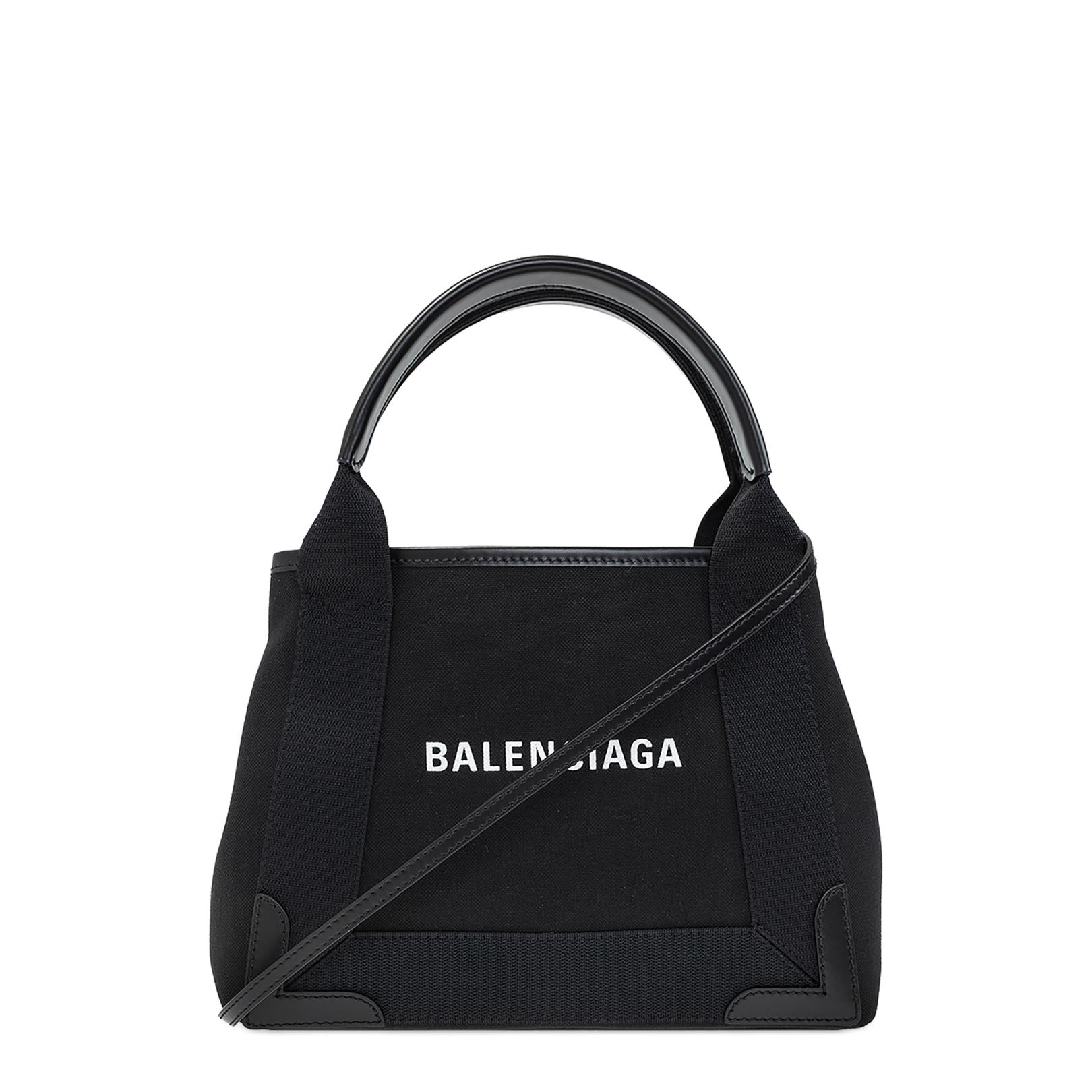 Navy Xs Cabas in Black