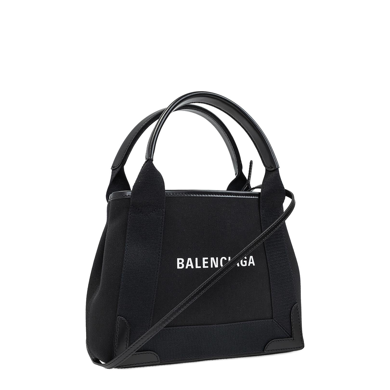 Navy Xs Cabas in Black