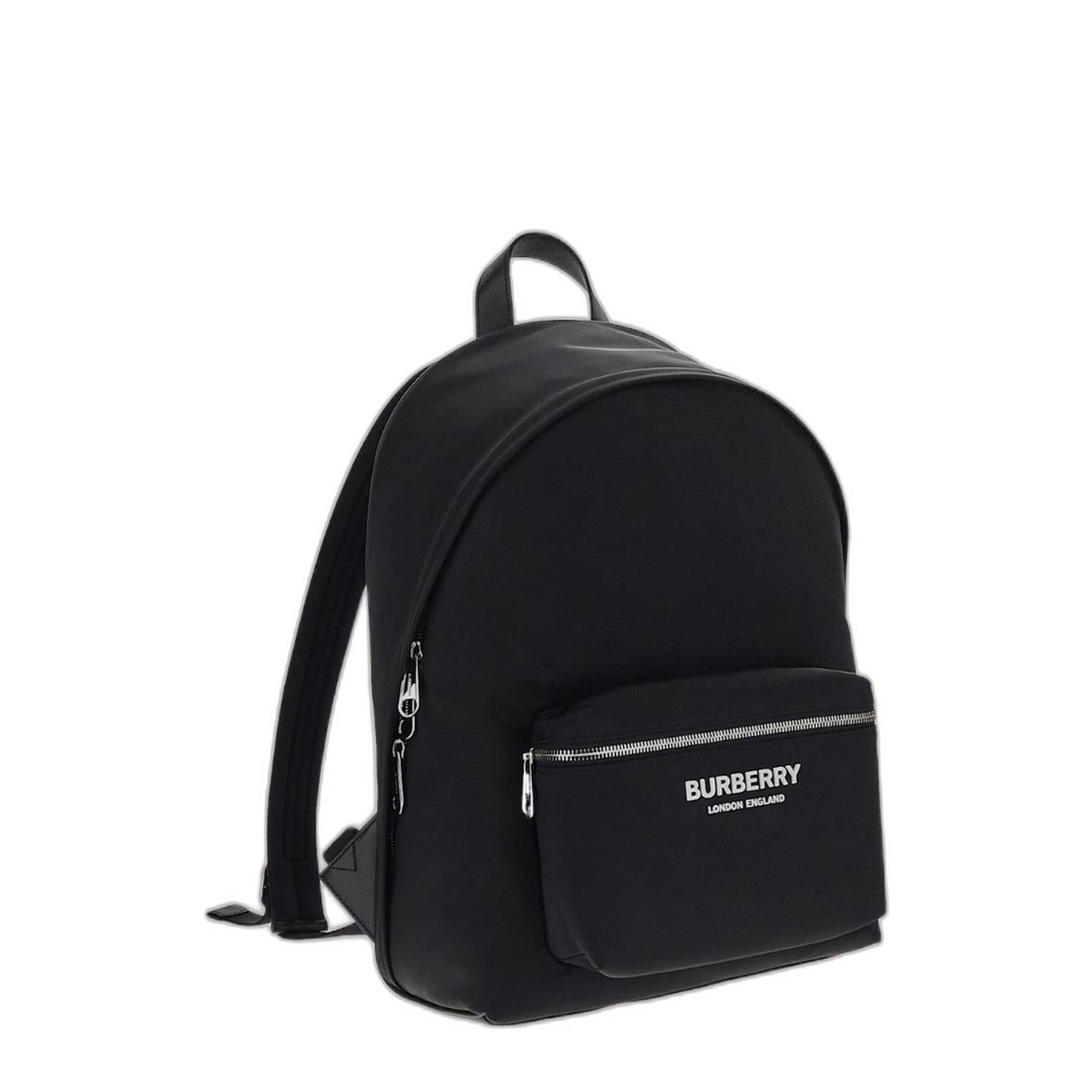 Black Nylon Backpack Bag