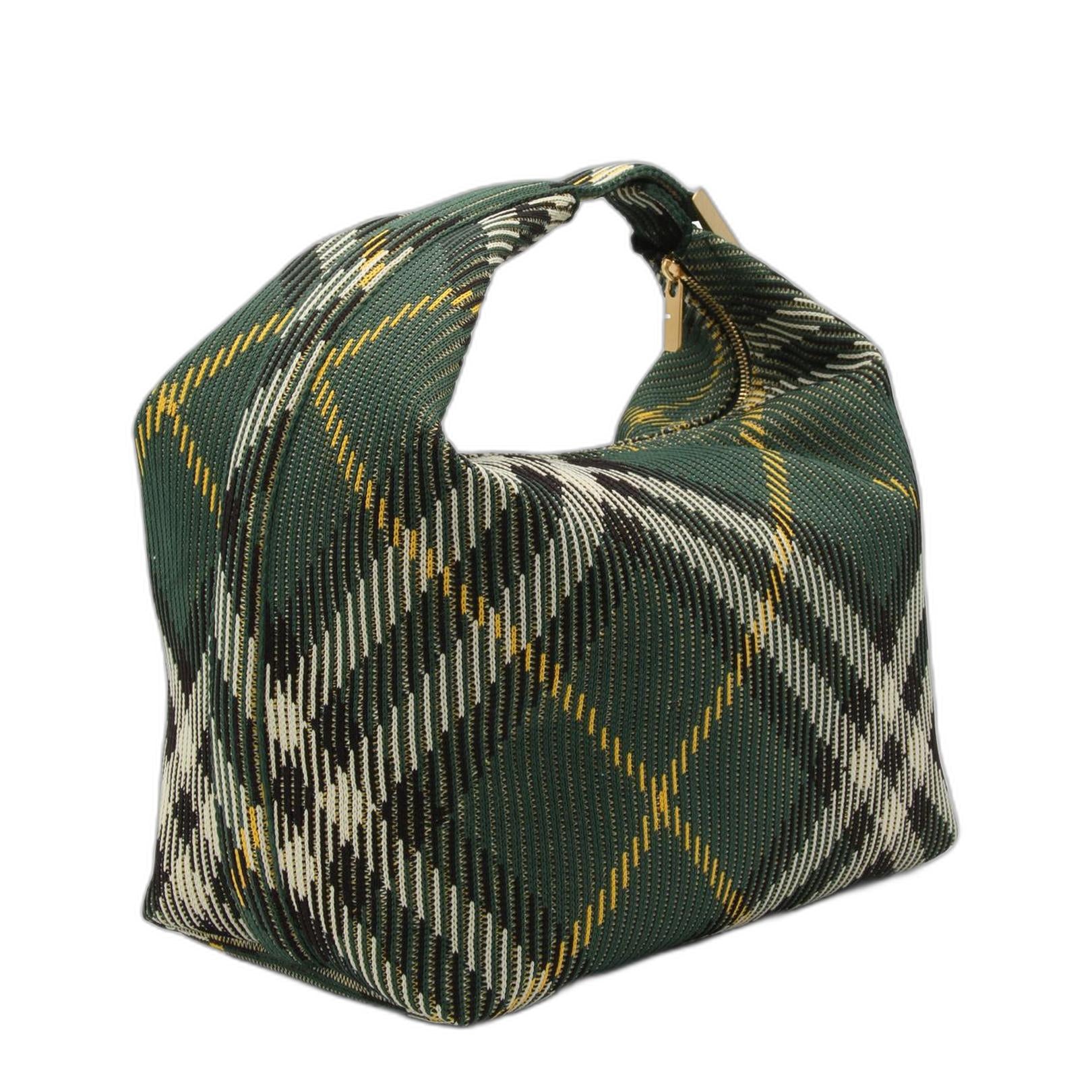 Peg Medium Technical Knit Handbag