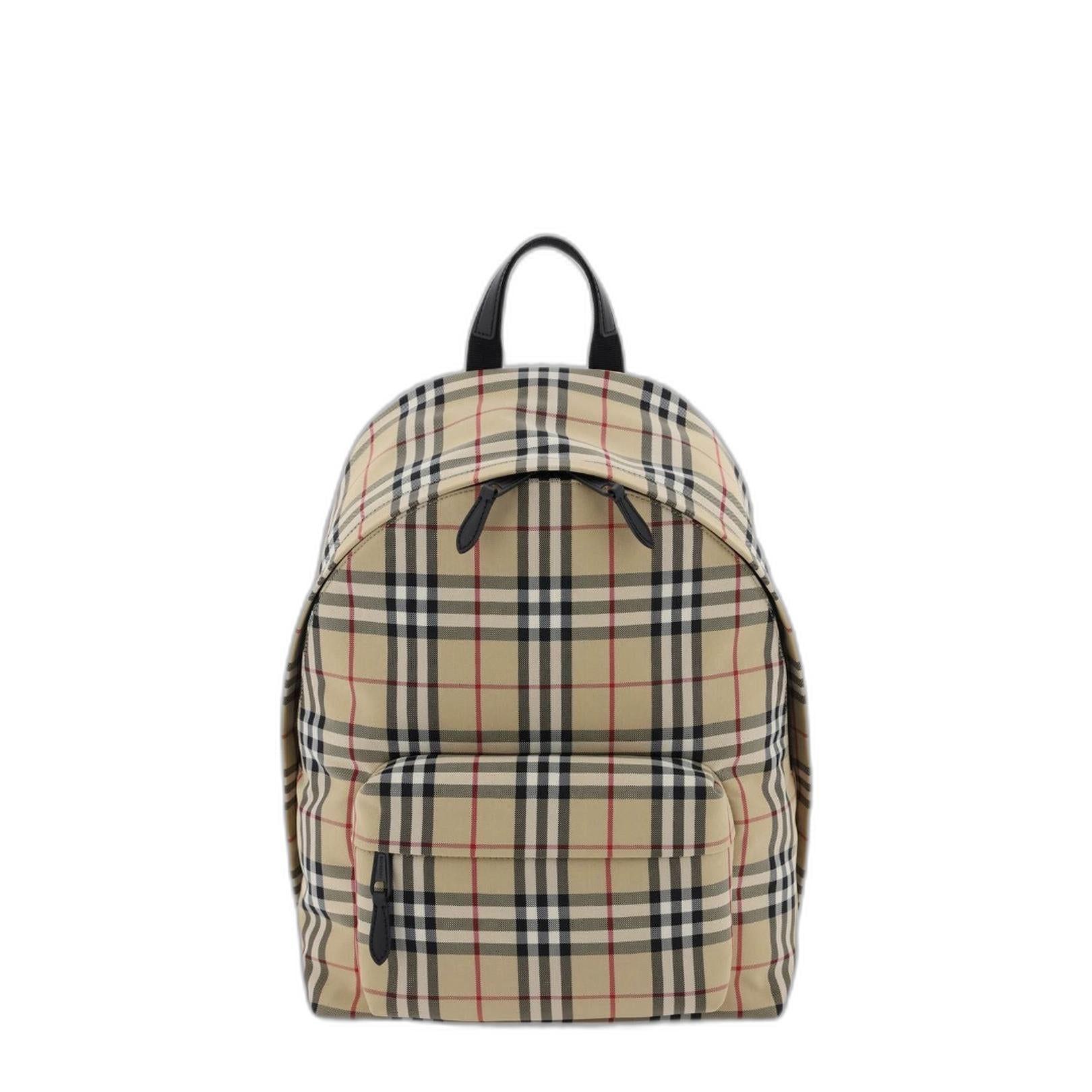Check Backpack in Archive beige