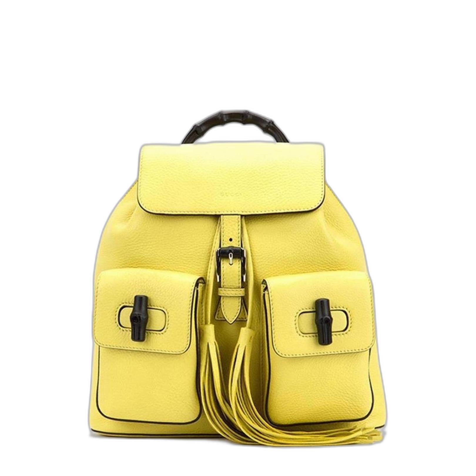 Gucci Bamboo Backpack