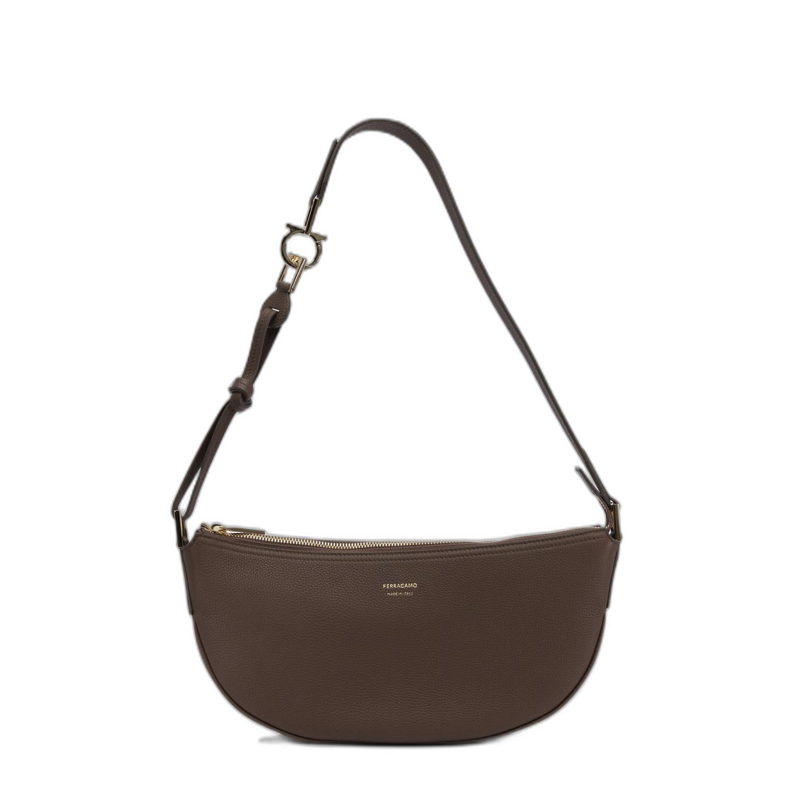 Ferragamo Zip-up Hobo Bag
