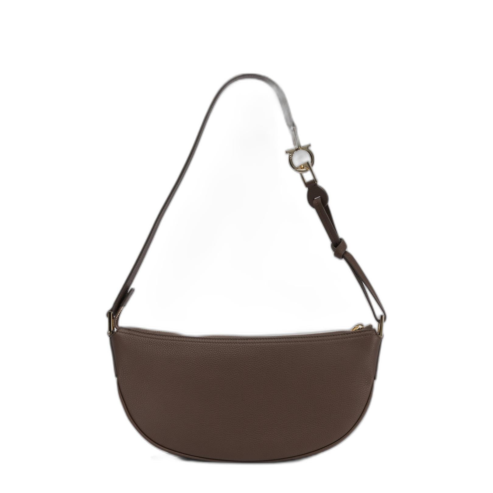 Ferragamo Zip-up Hobo Bag