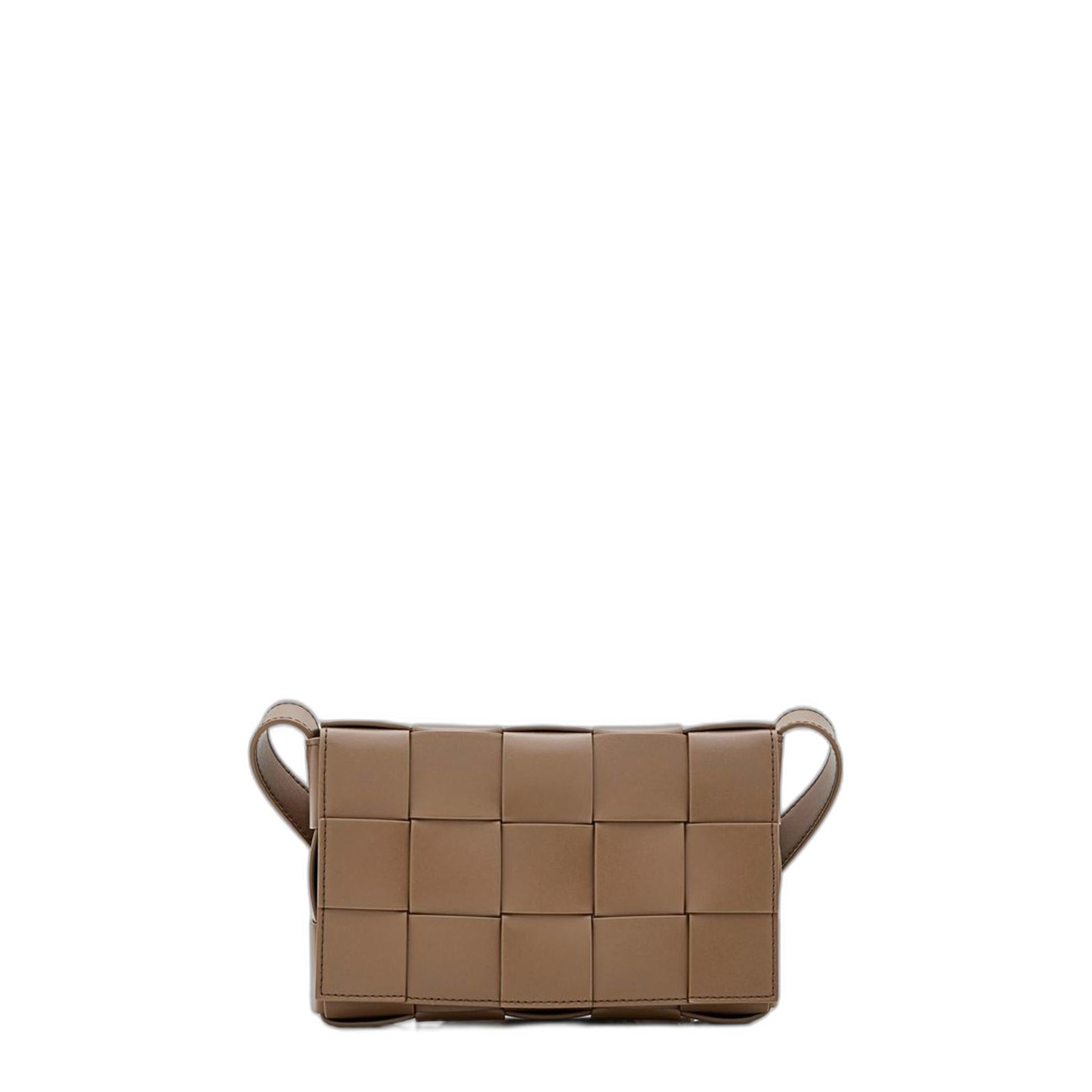 Bicolor Cassette Bag Intreccio