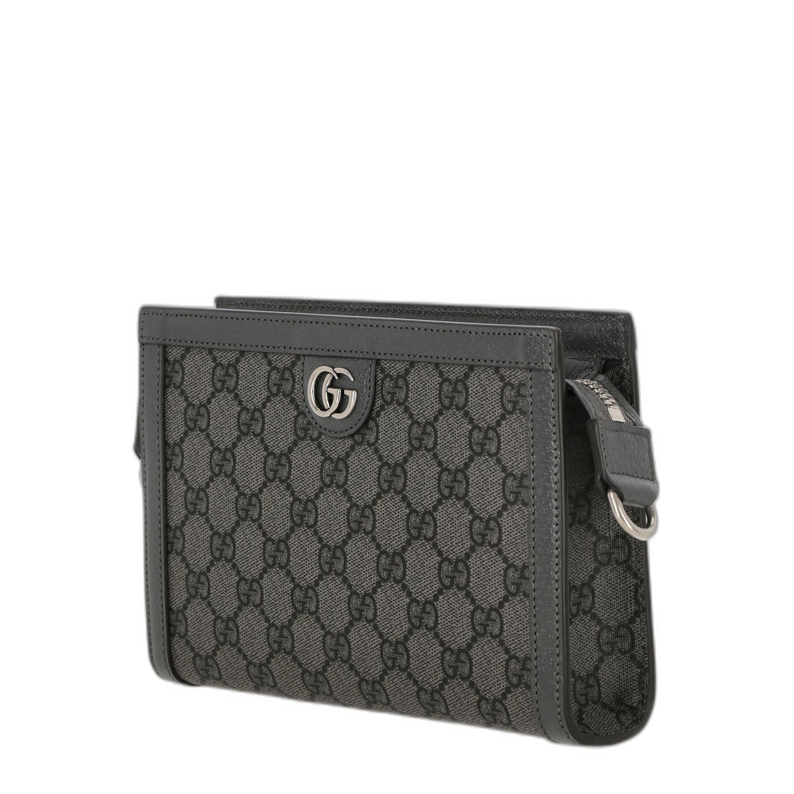 Gg Supreme Fabric And Leather Ophidia Crossbody Bag