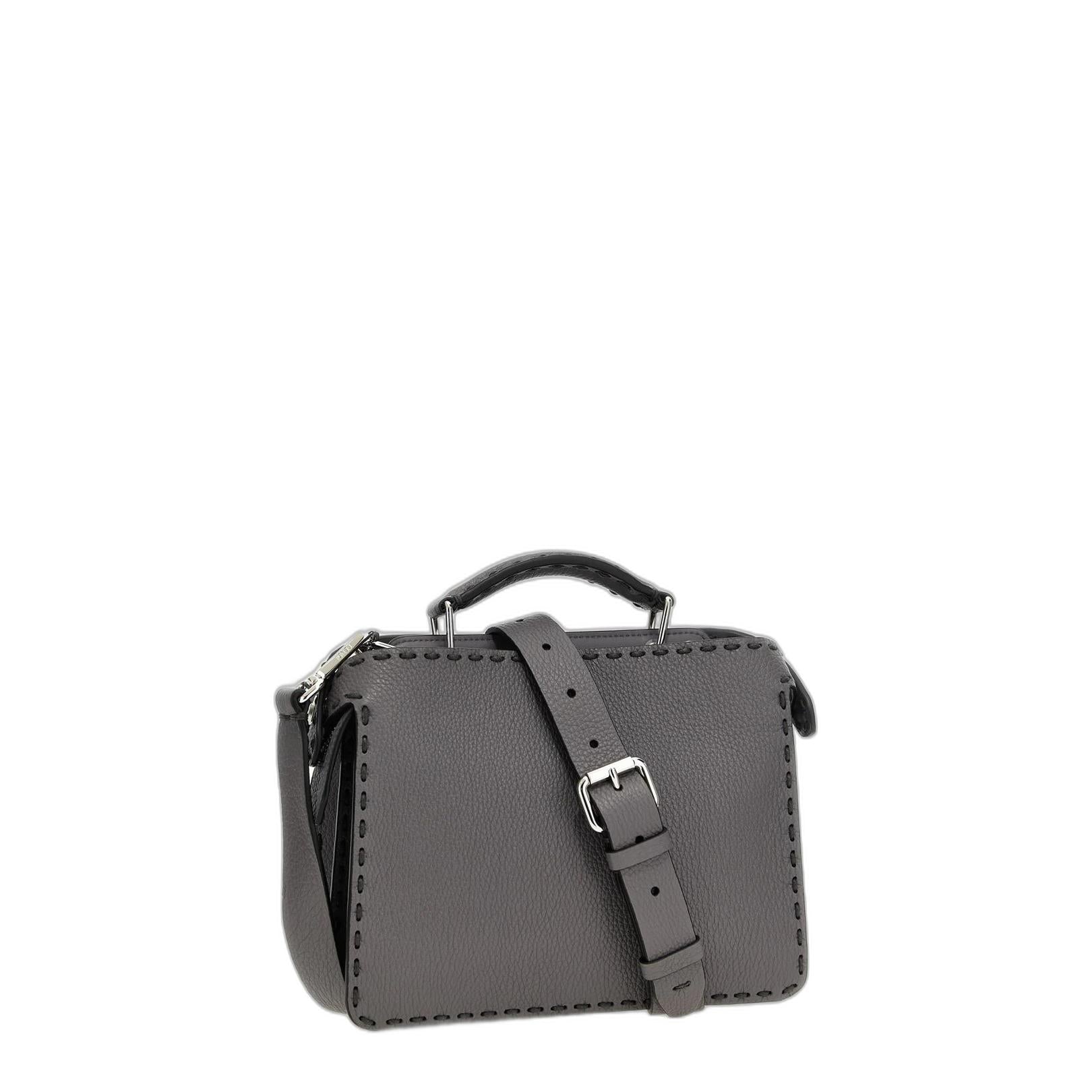 Peekaboo ISeeU Small
Grey Leather Bag