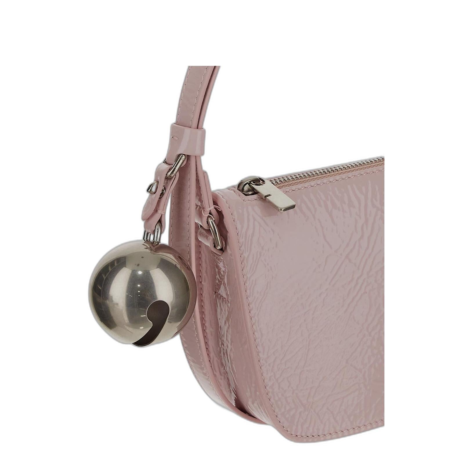 Mini Shield Bell-charm Shoulder Bag