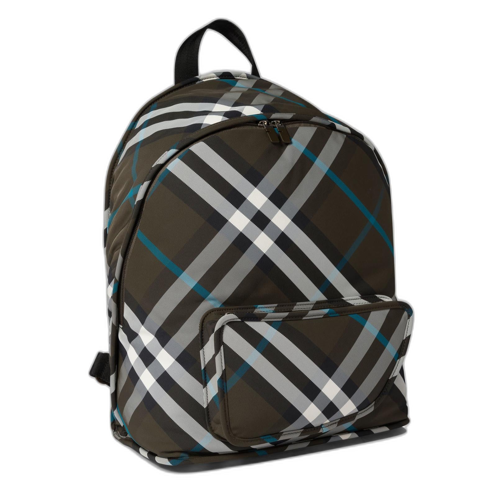 Shield Checked Zipped Backpack