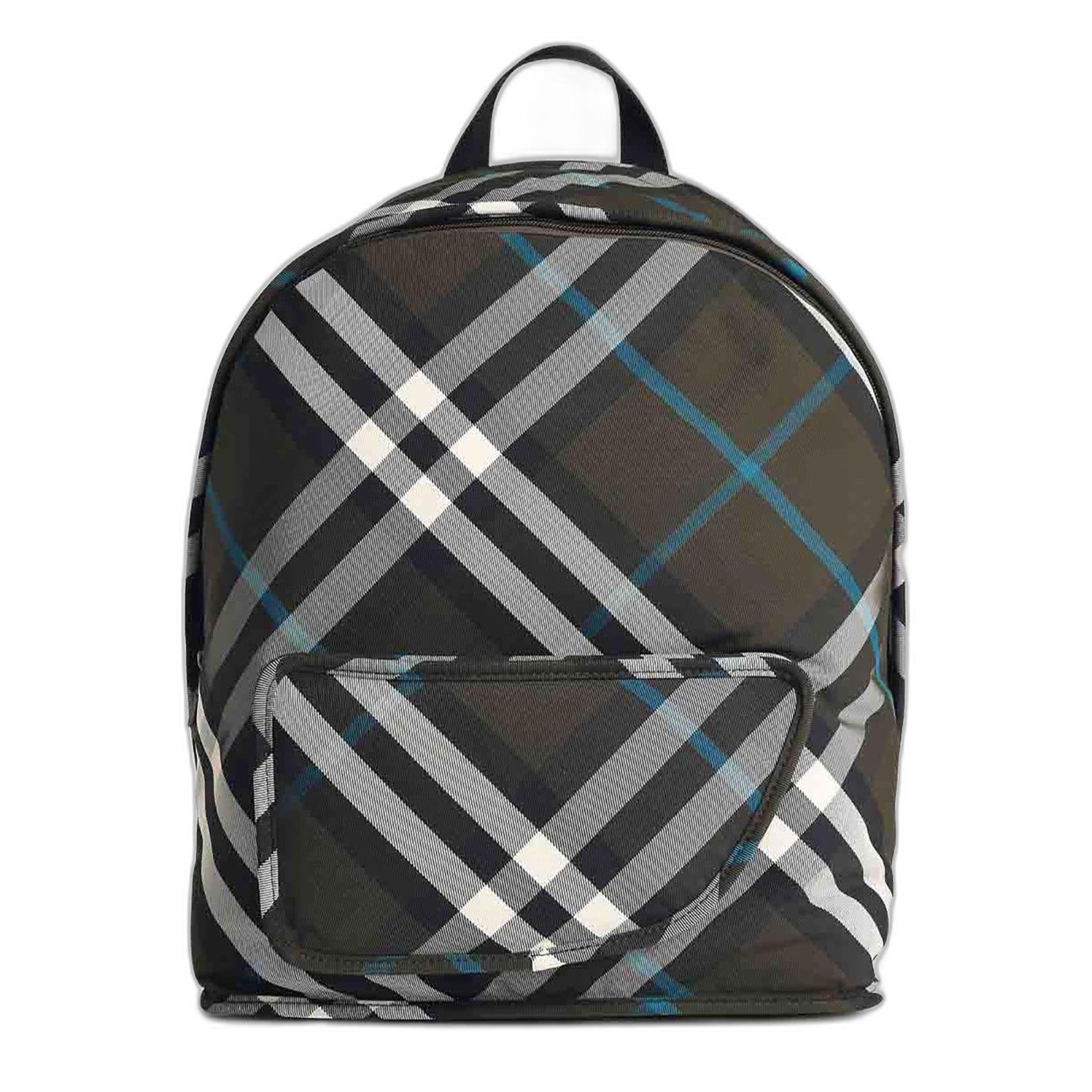 Shield Checked Zipped Backpack