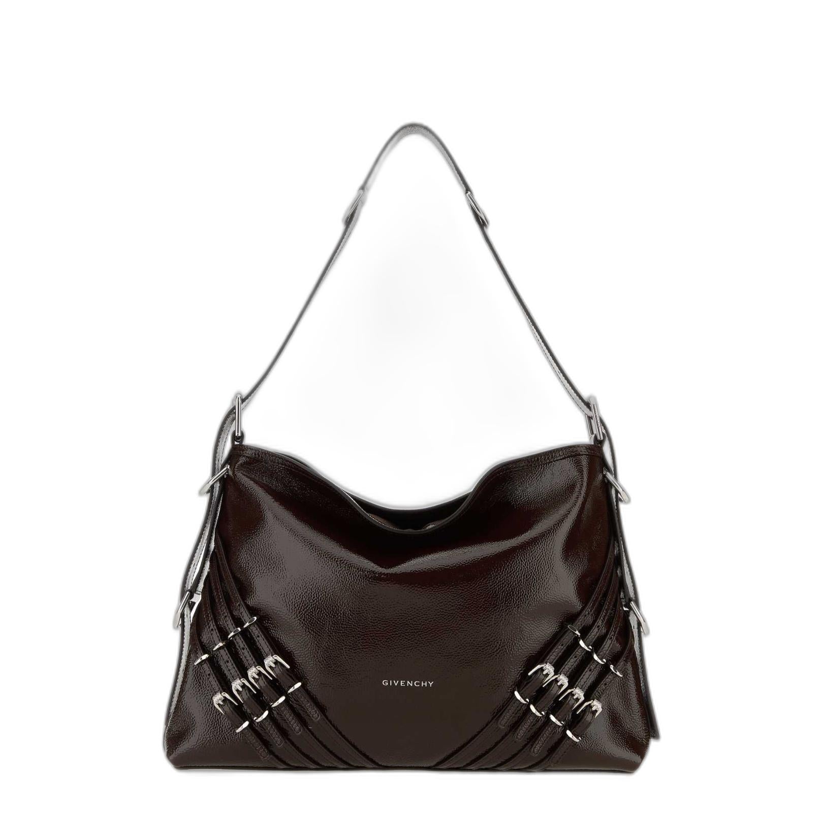 Voyou Medium Bag In Leather With Multi-buckles