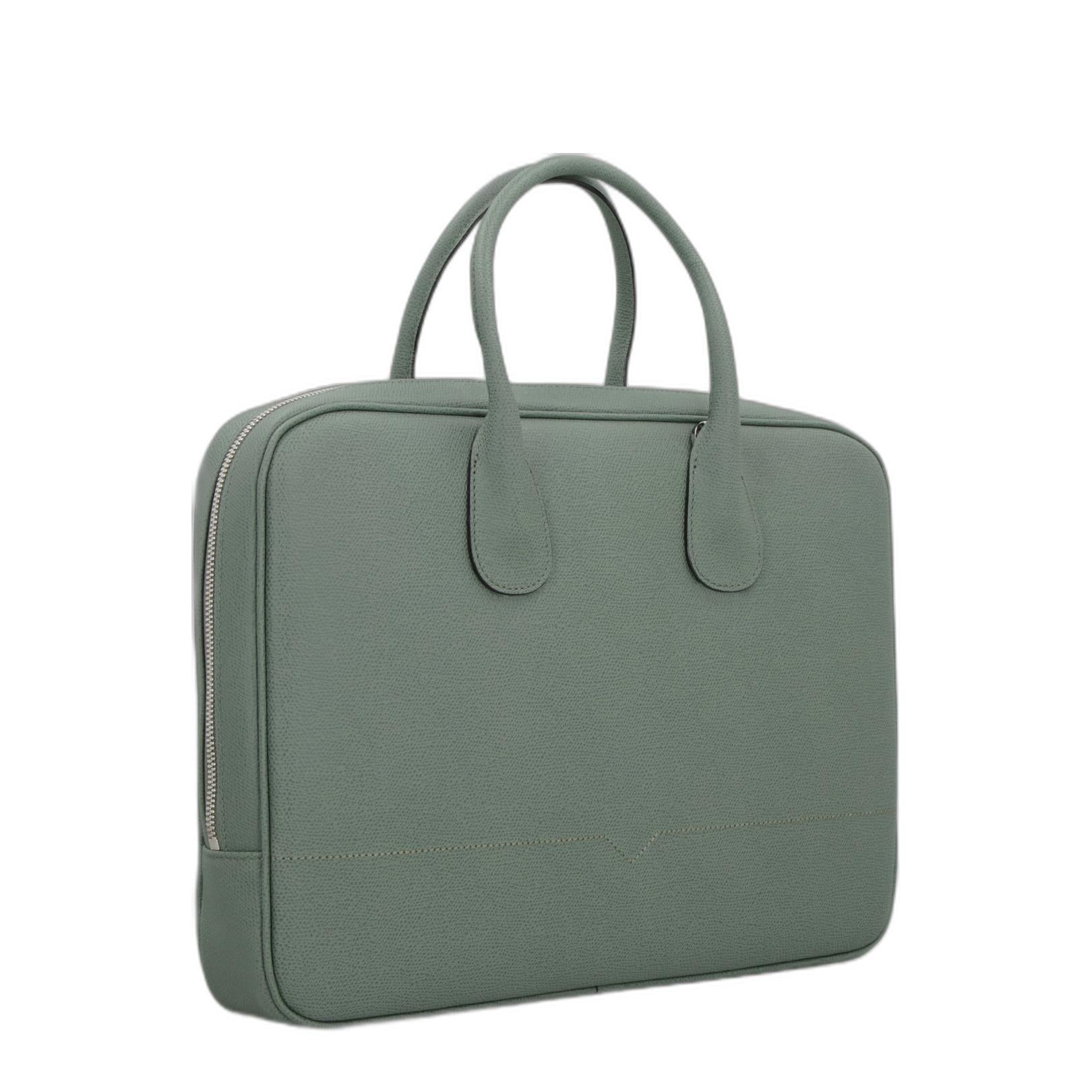 My Logo Leather Briefcase