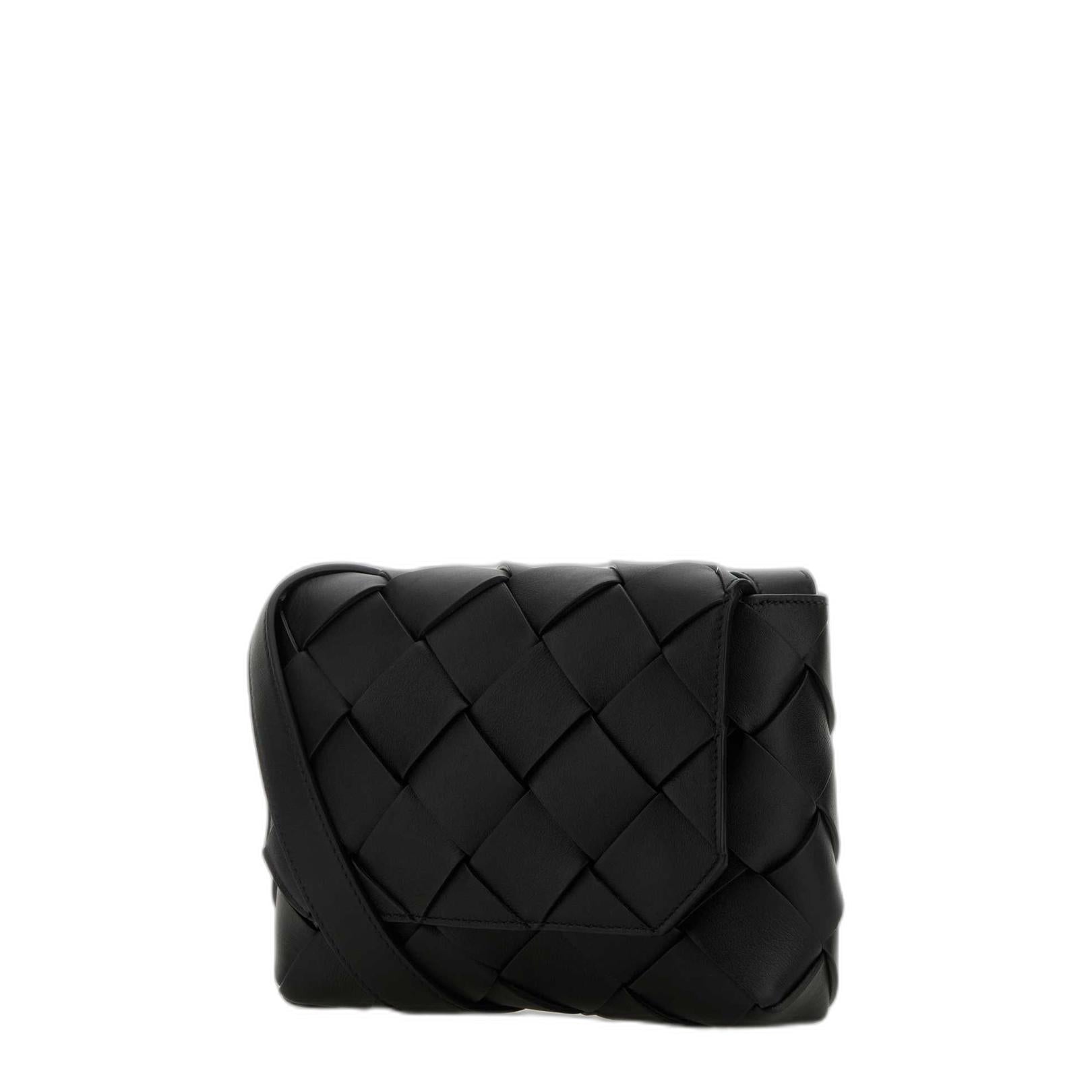 Bottega Veneta Diago Crossbody Bag In Intreccio Sleek Leather