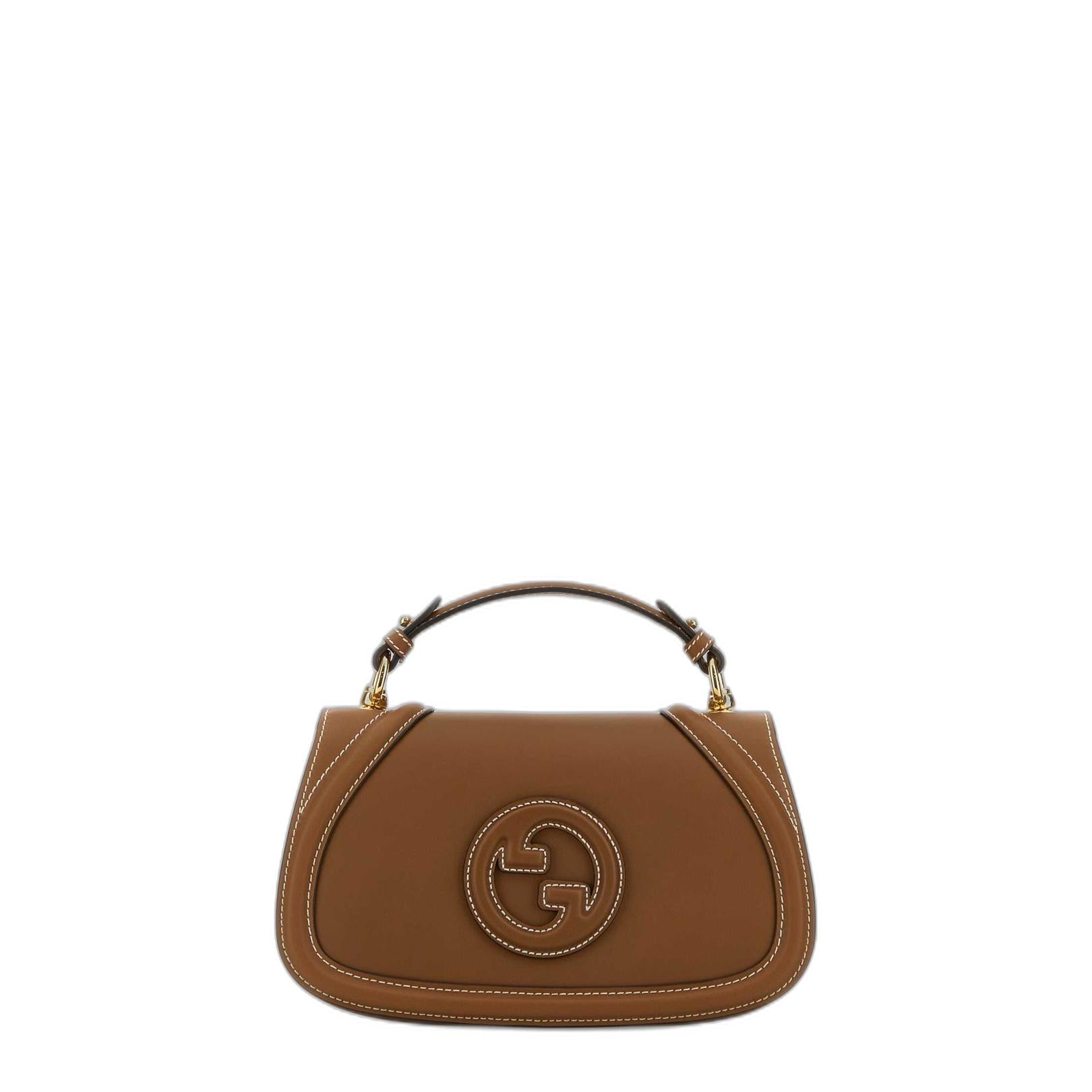 Gucci Gucci Blondie Small Handbag In Smooth Leather - Blue