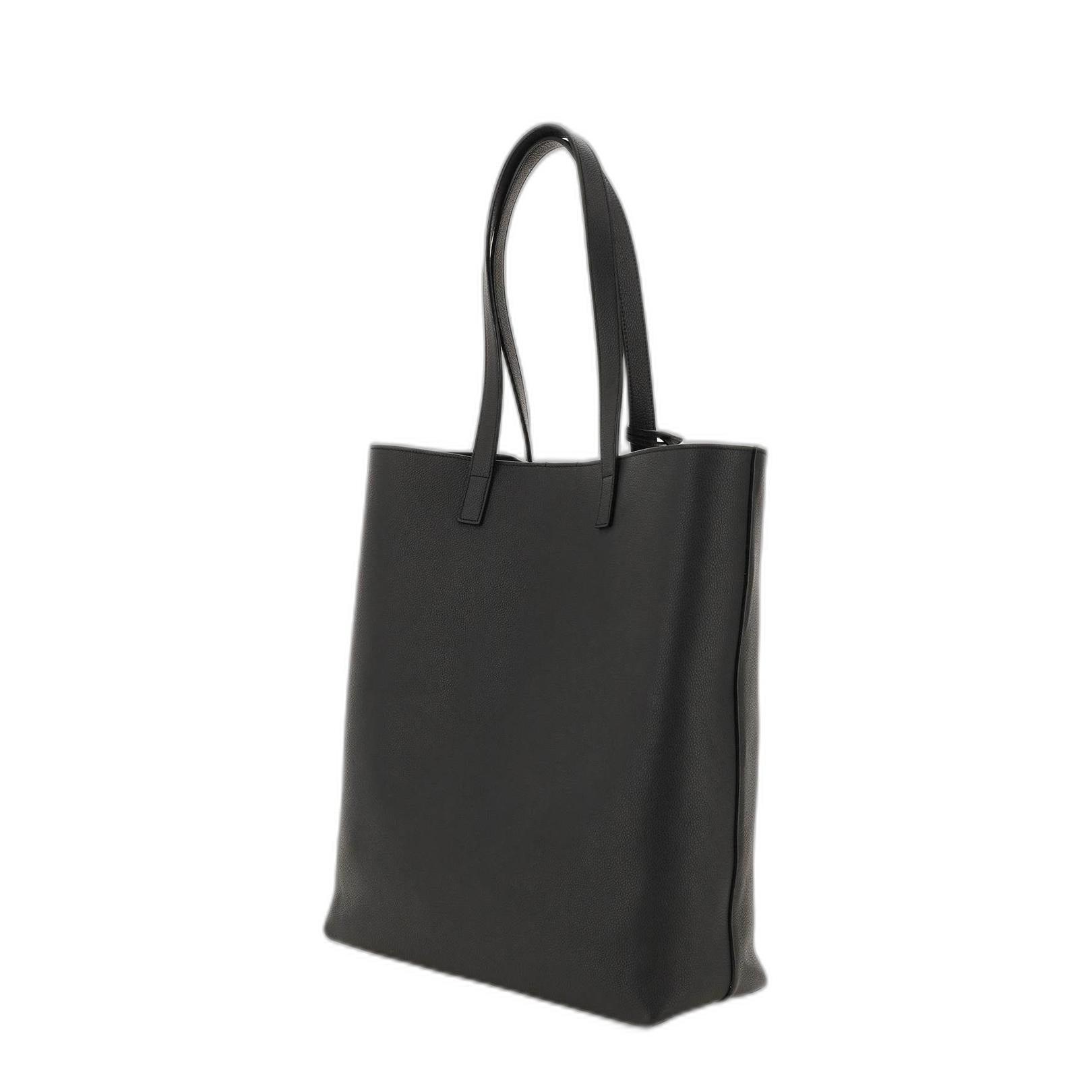 Bold Shopping Bag In Grained Leather