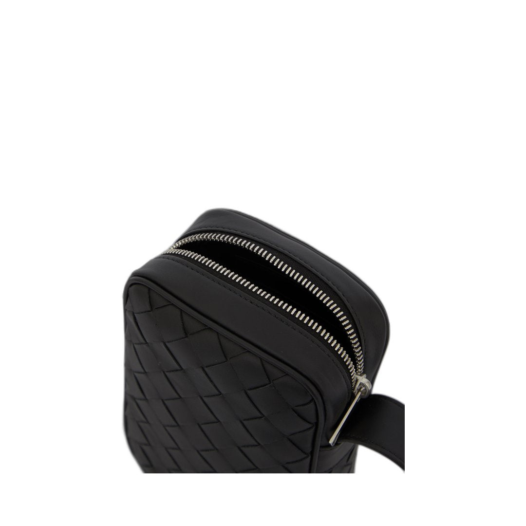 Leather Crossbody Bag Black