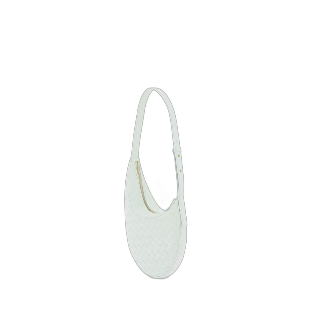 Drop Shoulder Bag in White