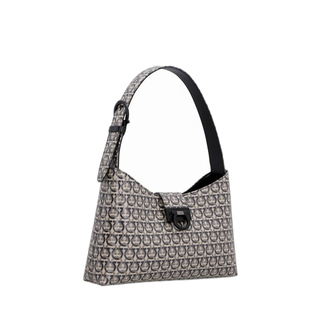 Trifolio Jacquard Shoulder Bag