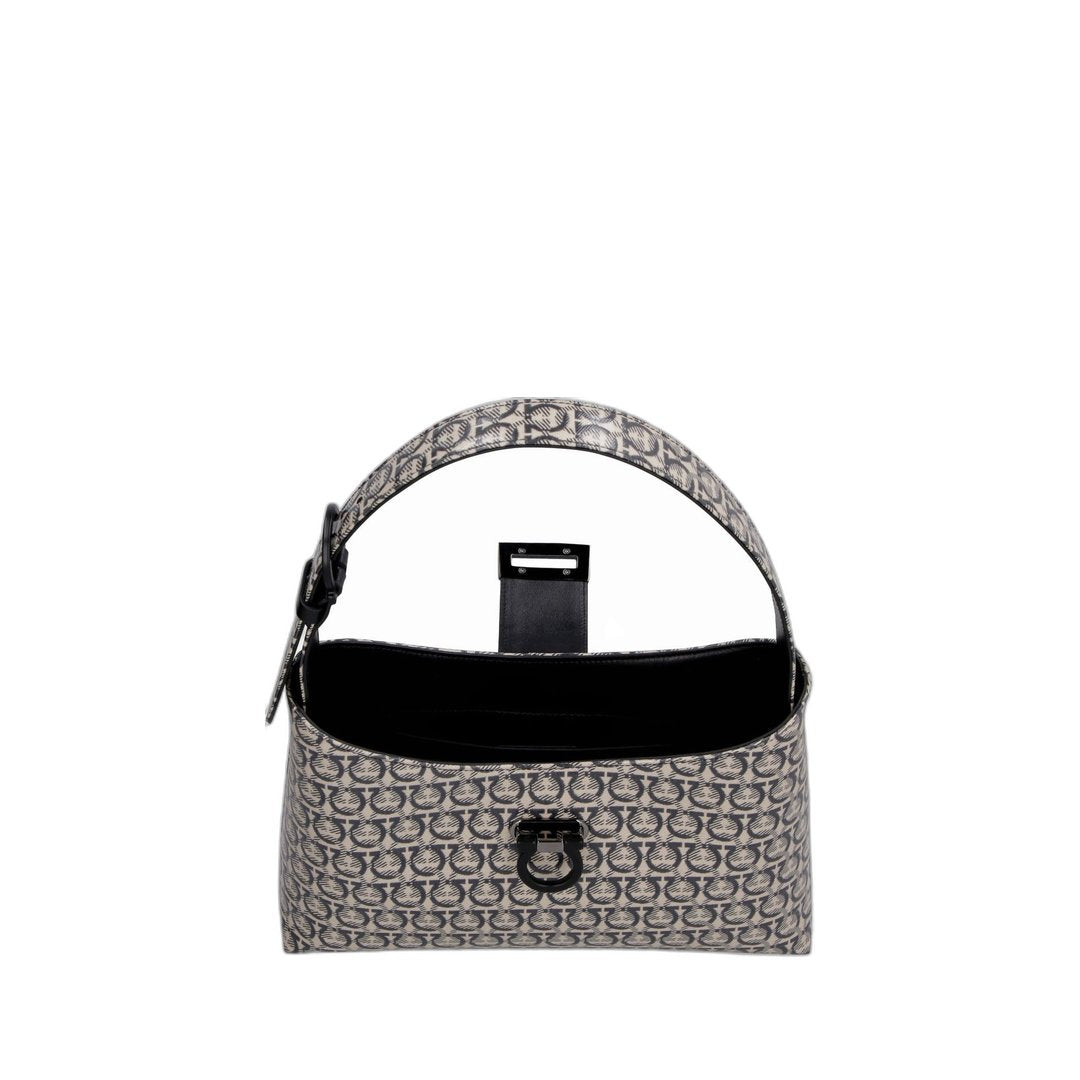 Trifolio Jacquard Shoulder Bag